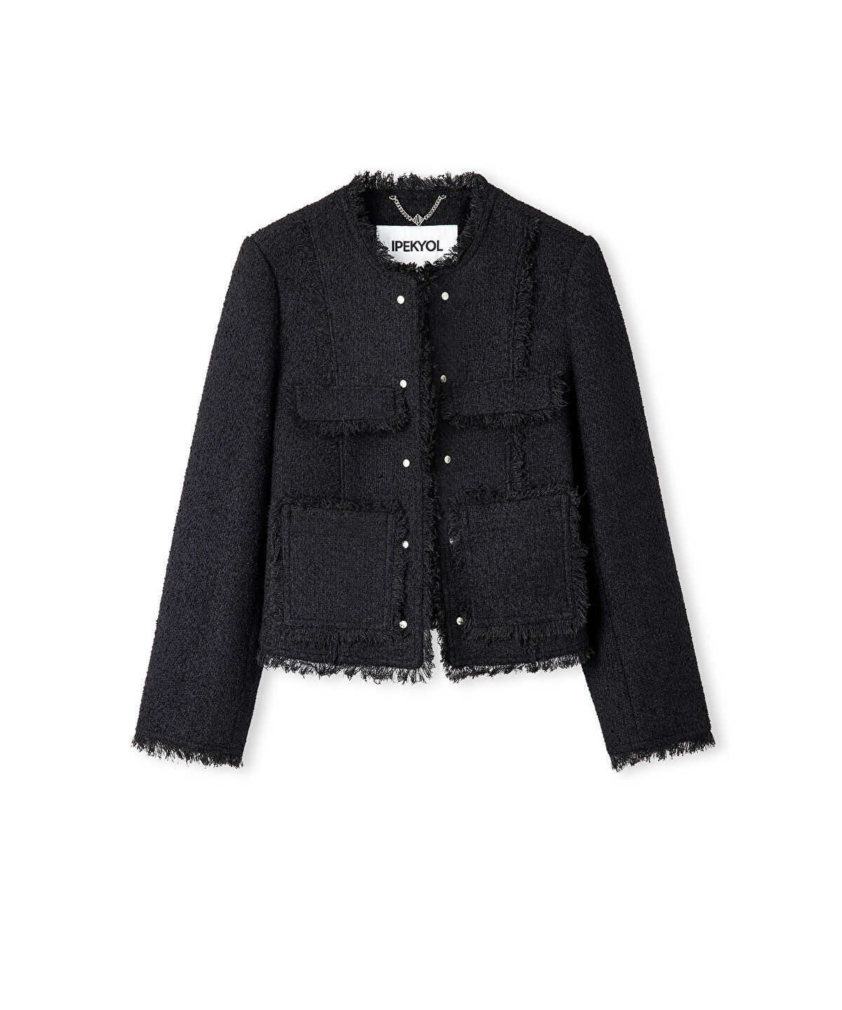 Fringe-Trim Jacket