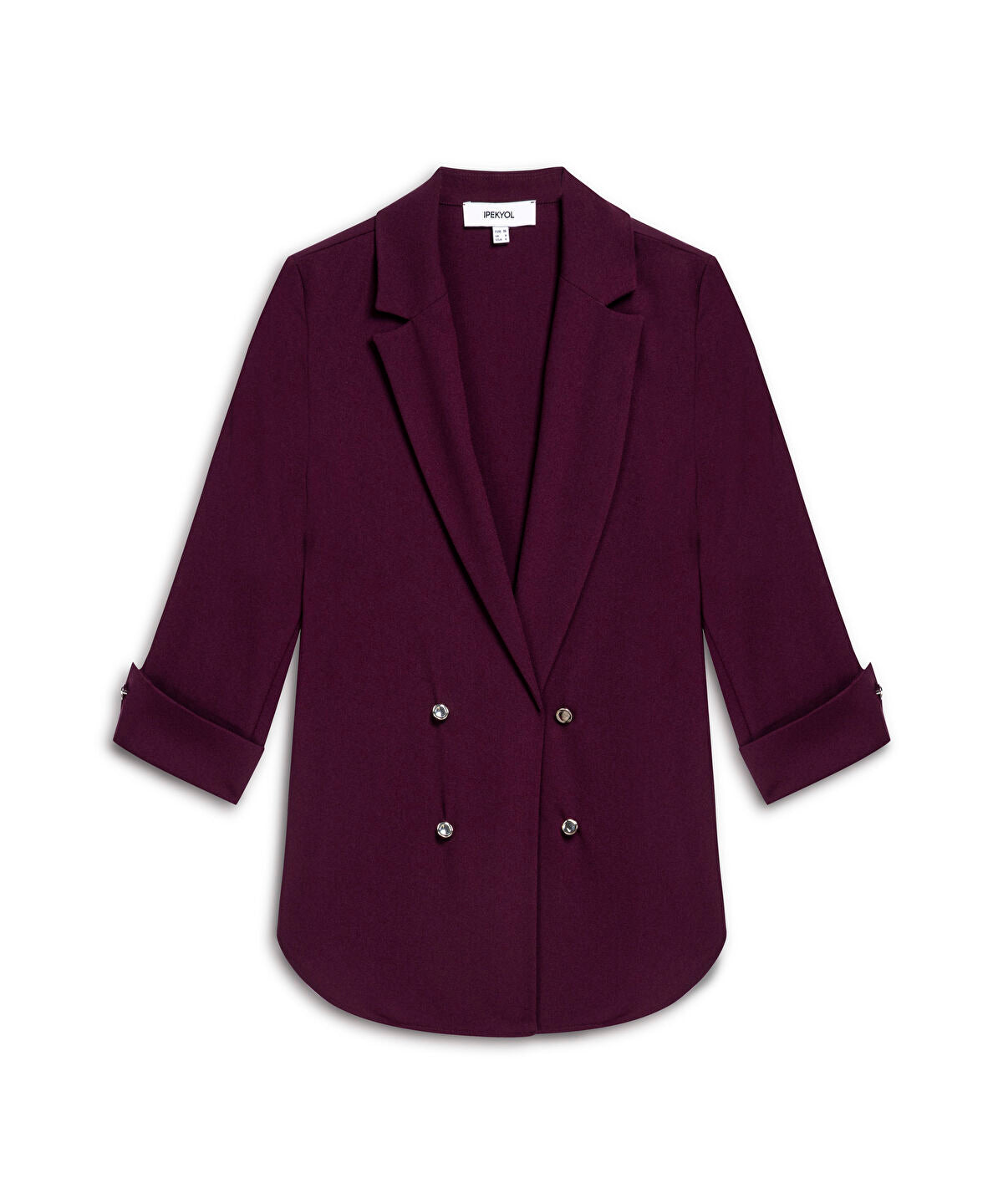 Unlined Jacket with Buttons