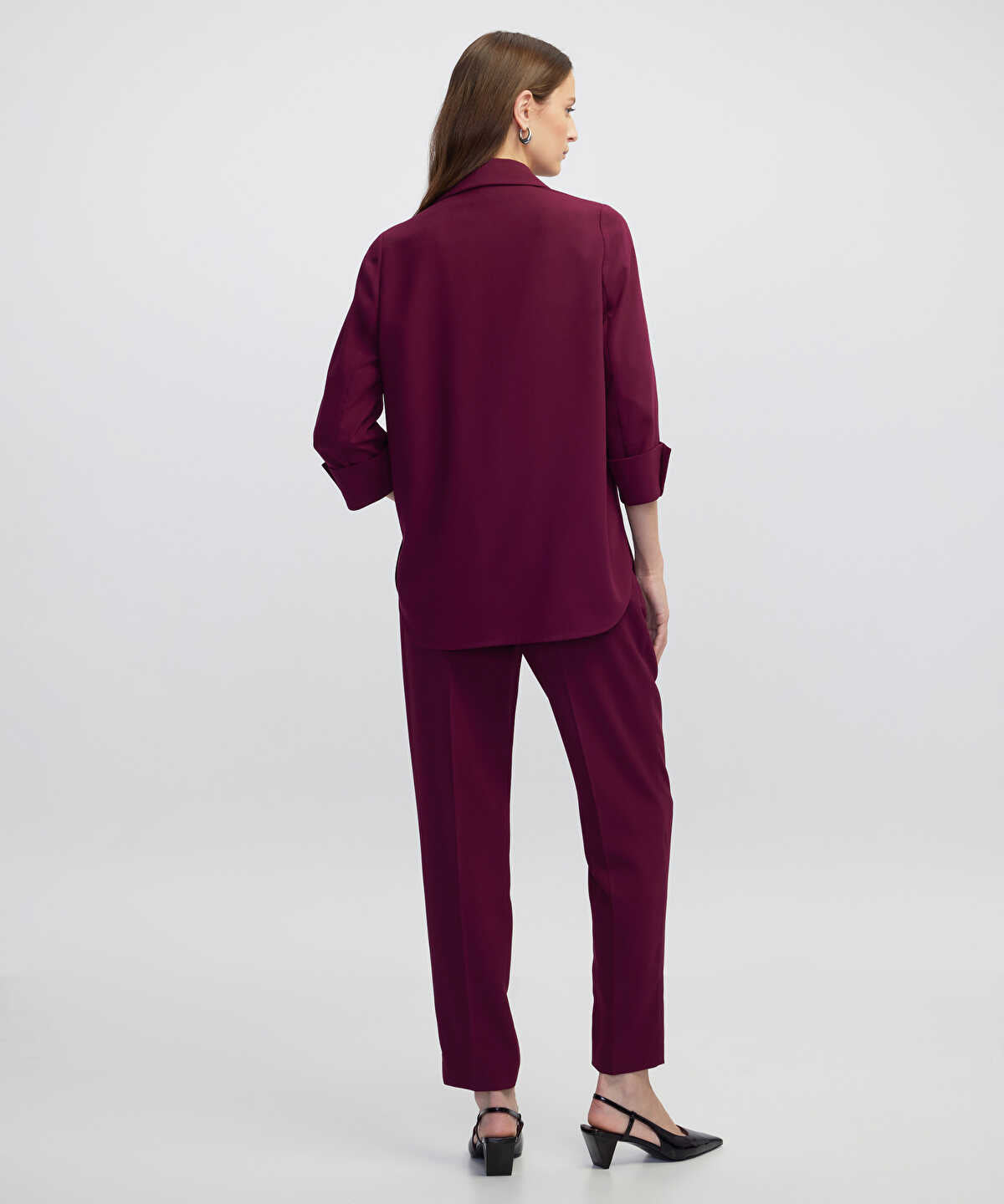Unlined Jacket with Buttons