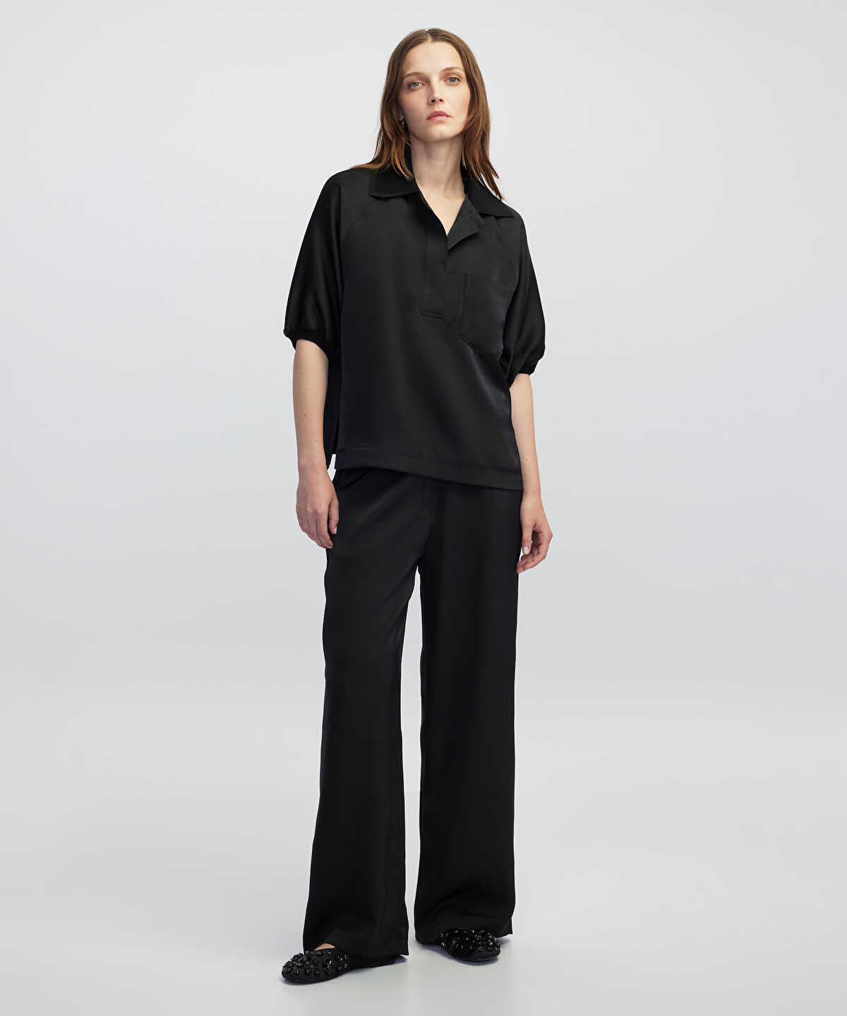 Mixed Media Blouse