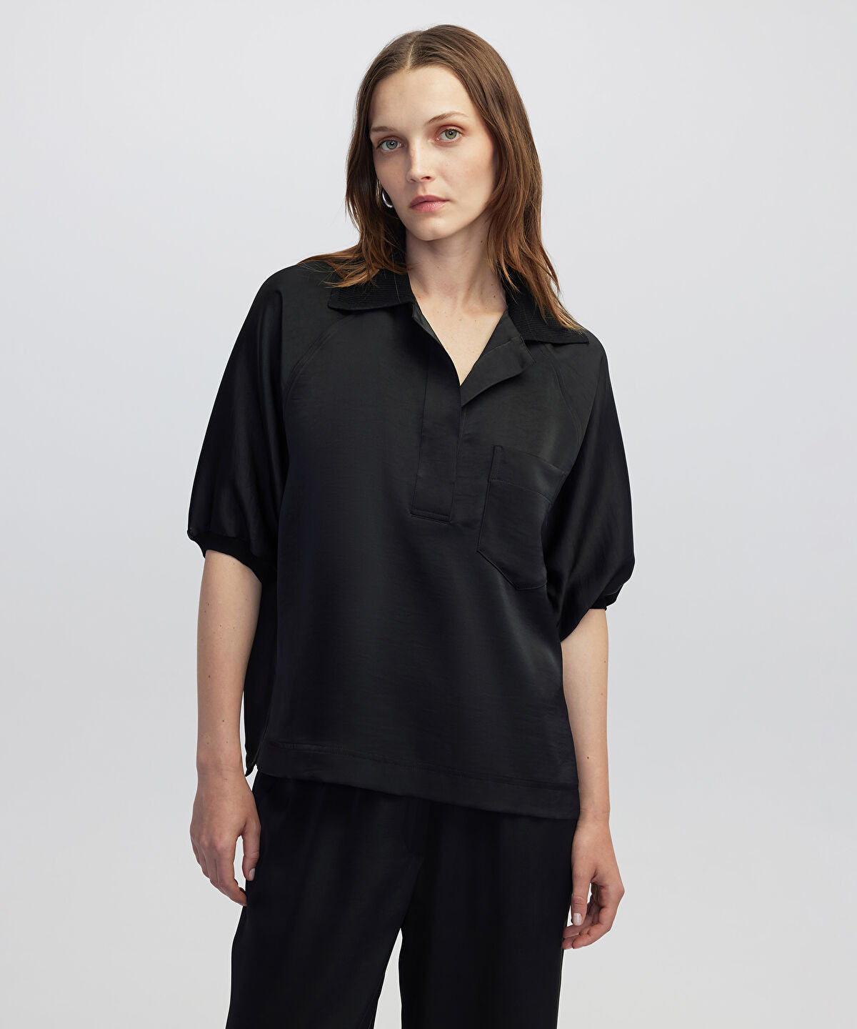 Mixed Media Blouse
