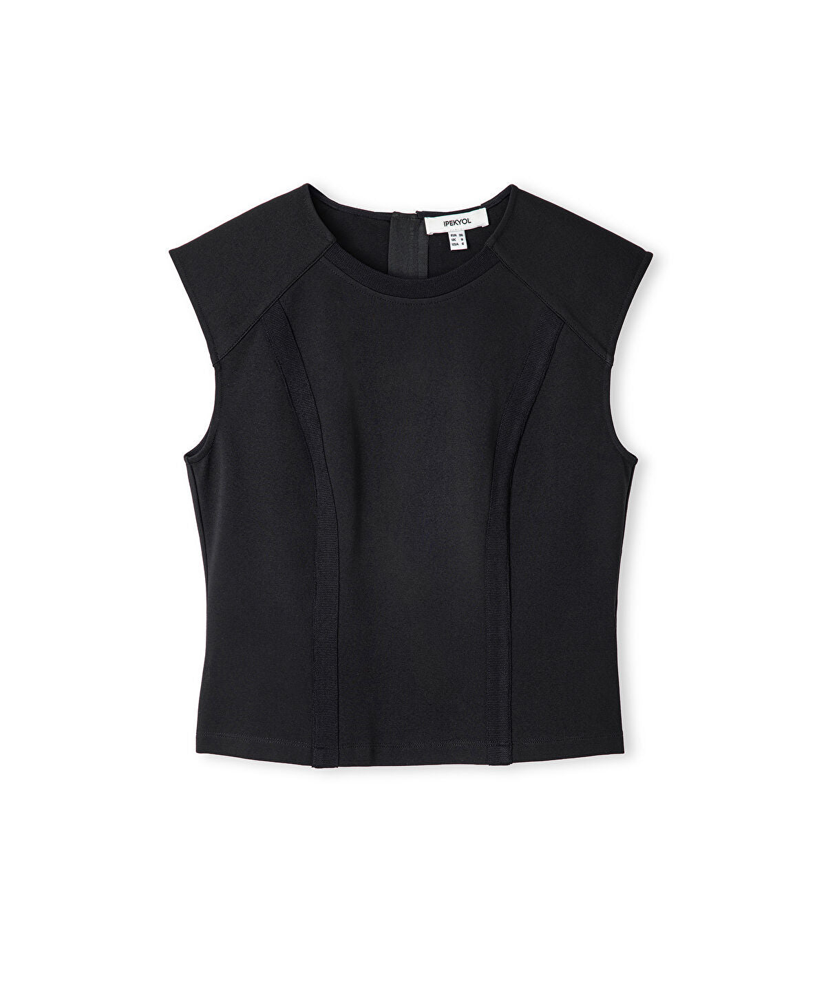 Blouse with Shoulder Pads