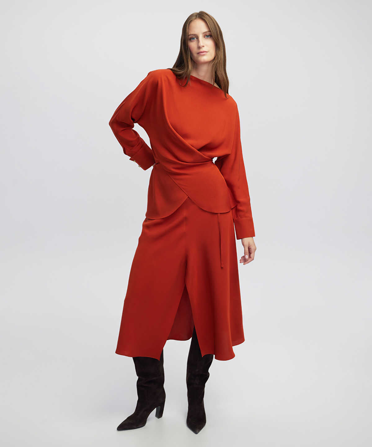 Basic Blouse with Tied Detail