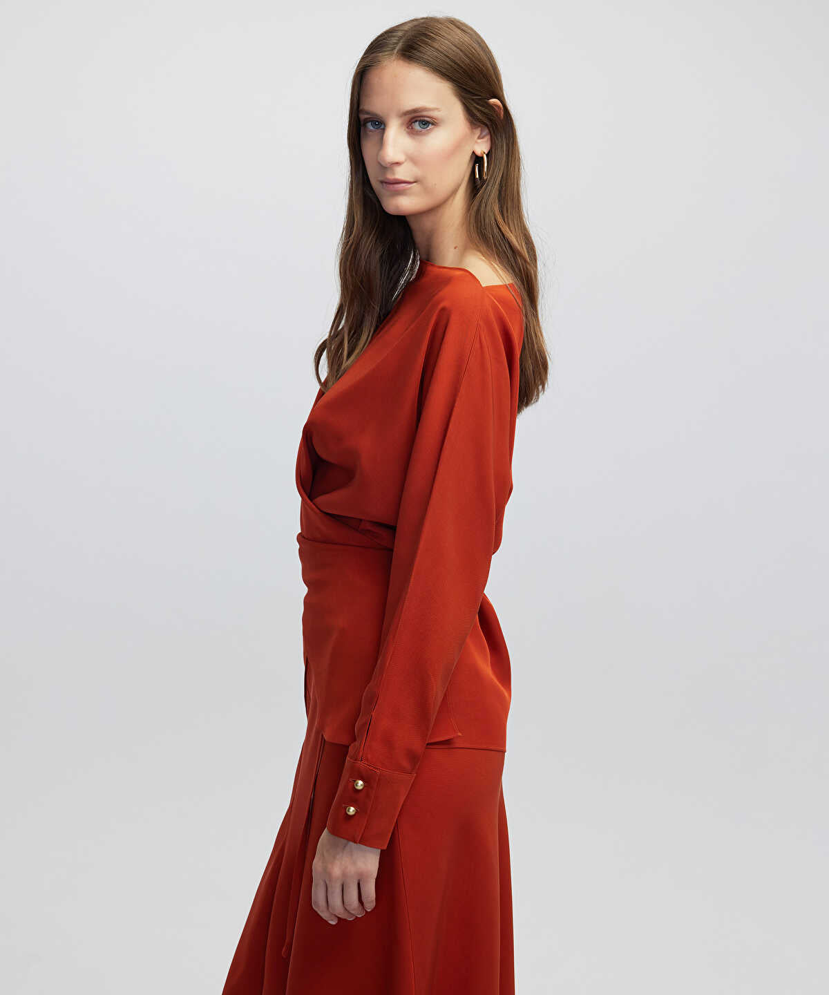 Basic Blouse with Tied Detail