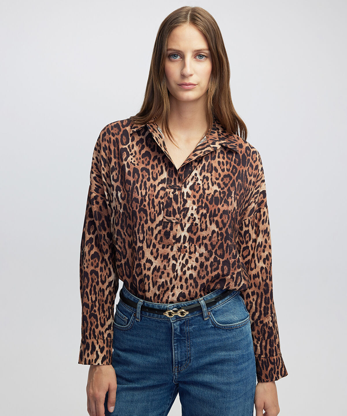 Animal Print Blouse