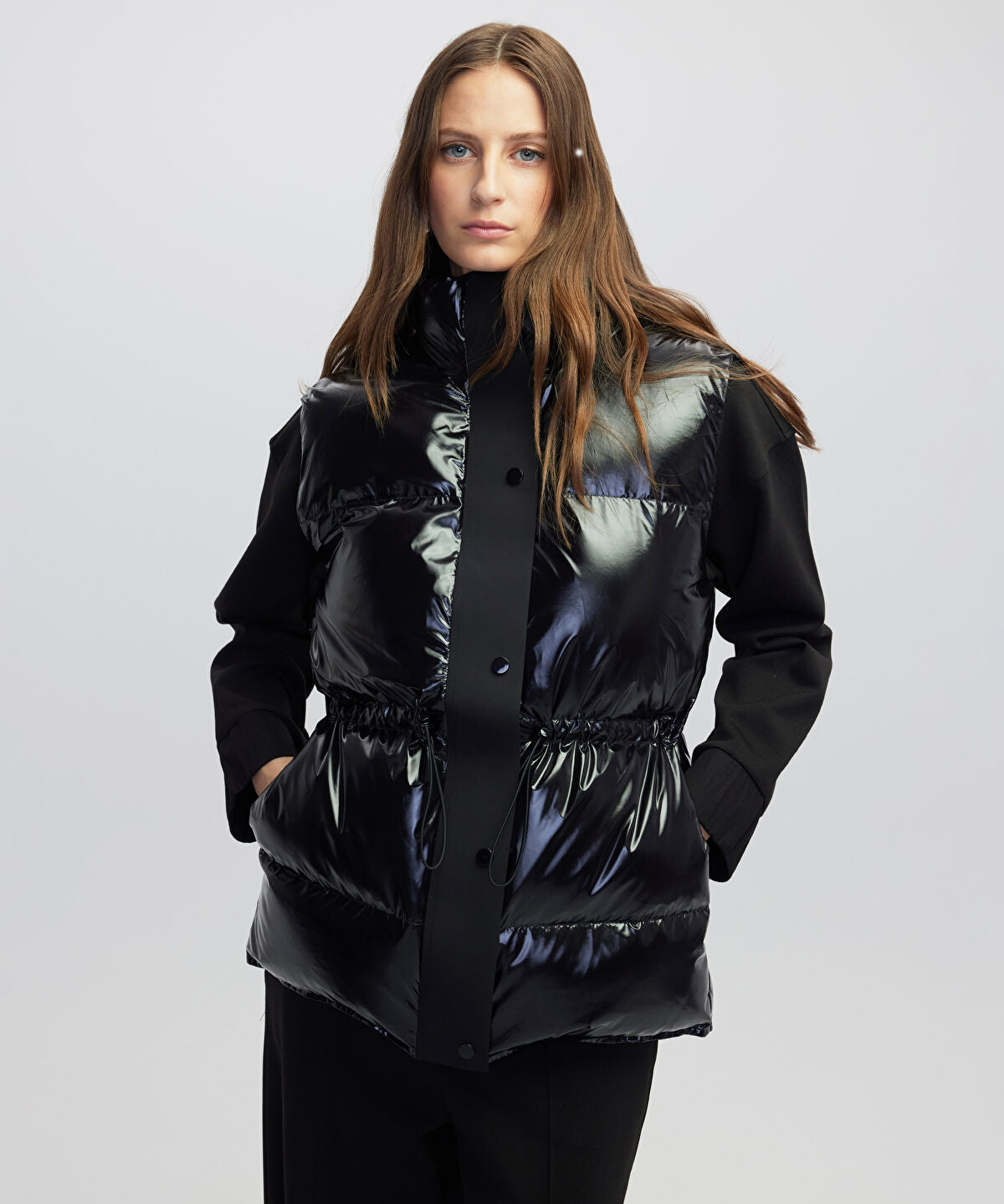Shiny Puffer Vest
