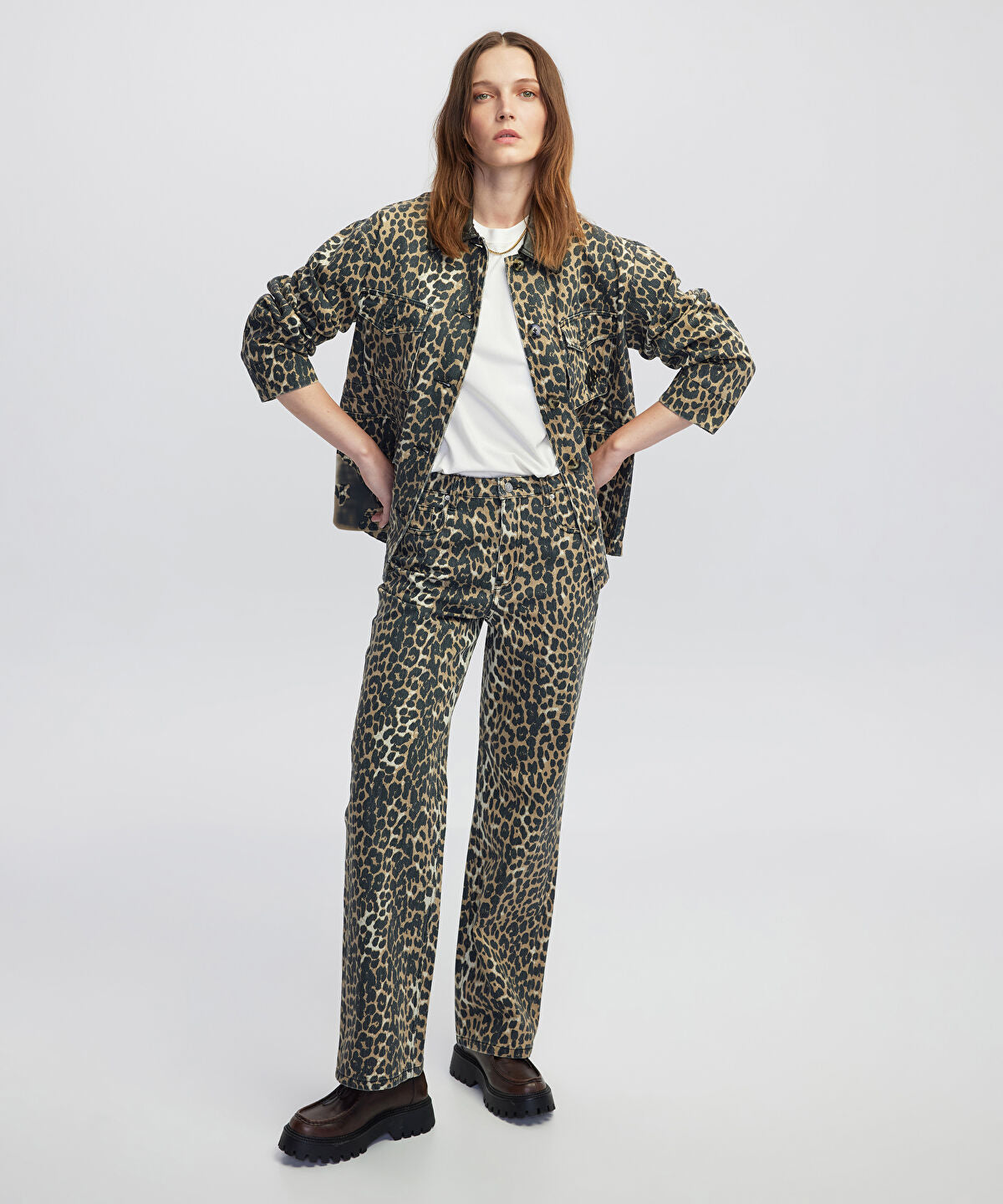Leopard Print Coat