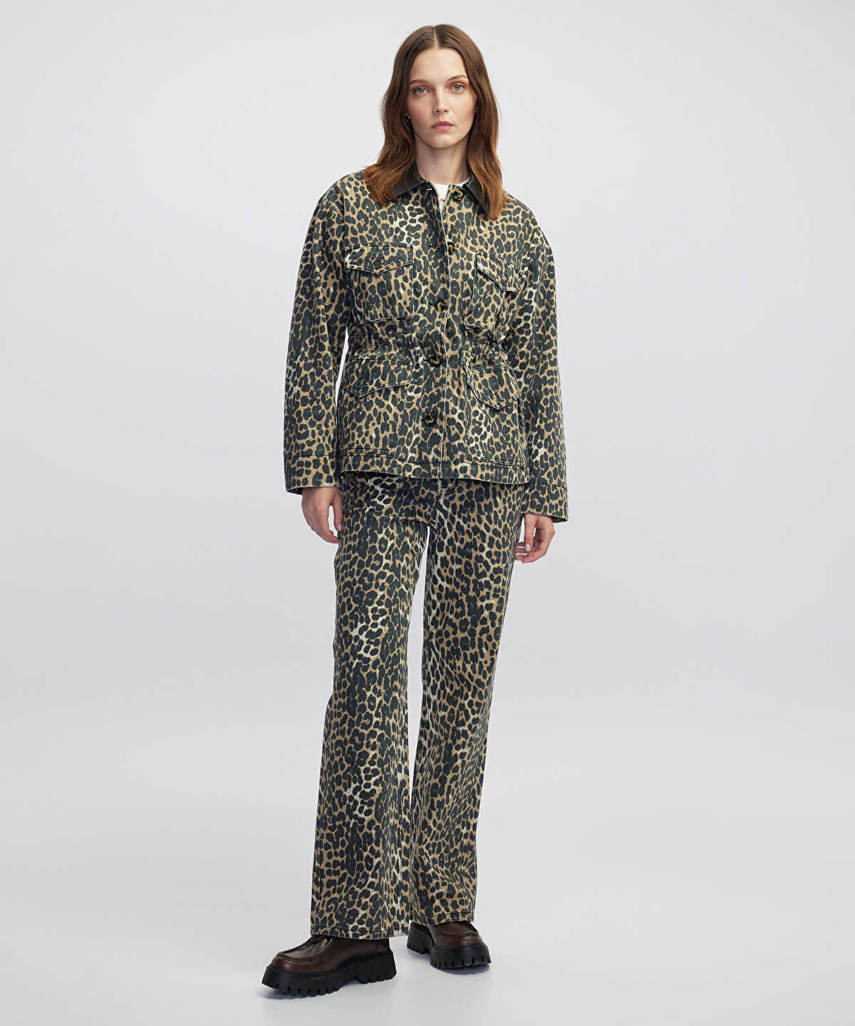 Leopard Print Coat