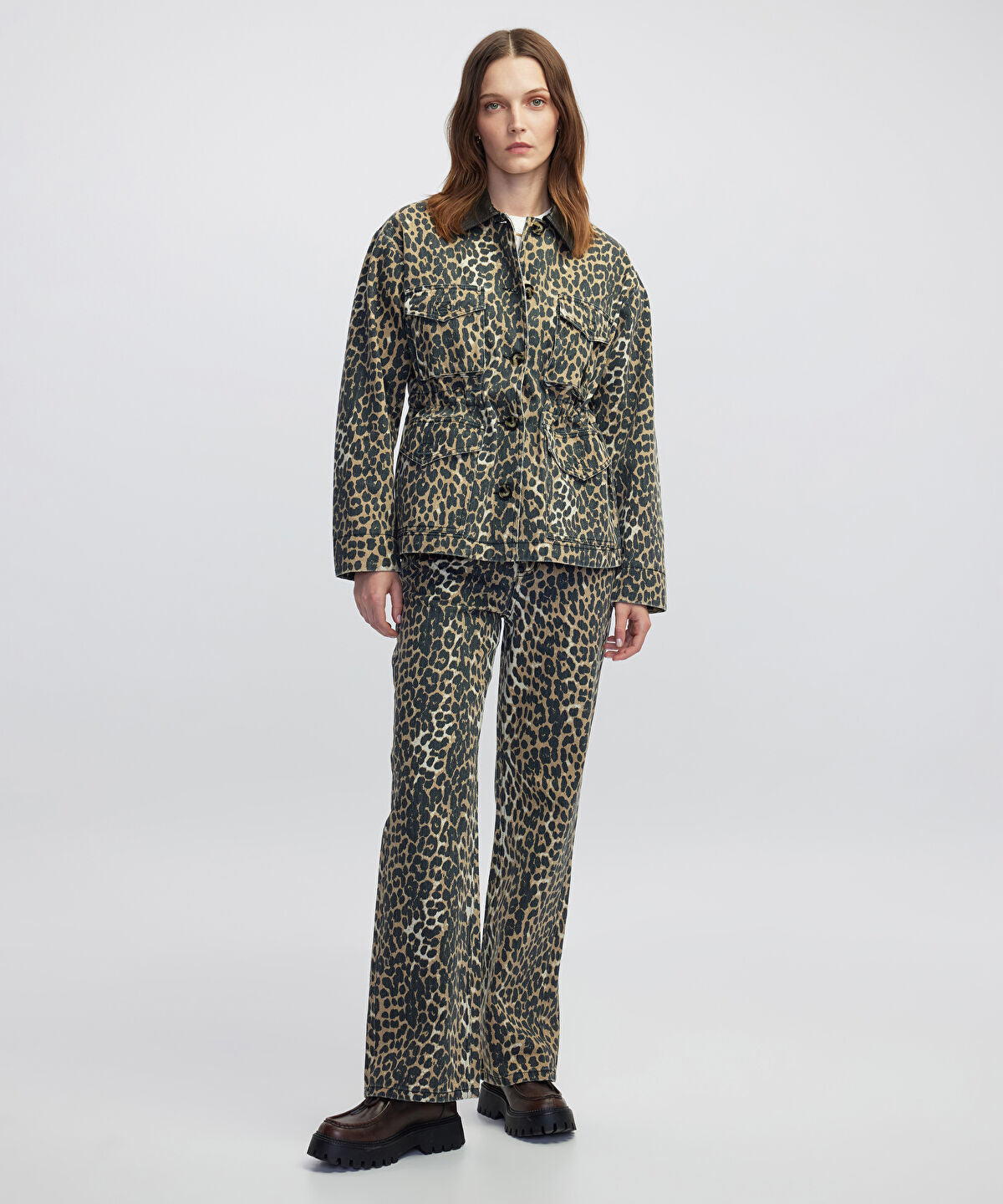 Leopard Print Coat