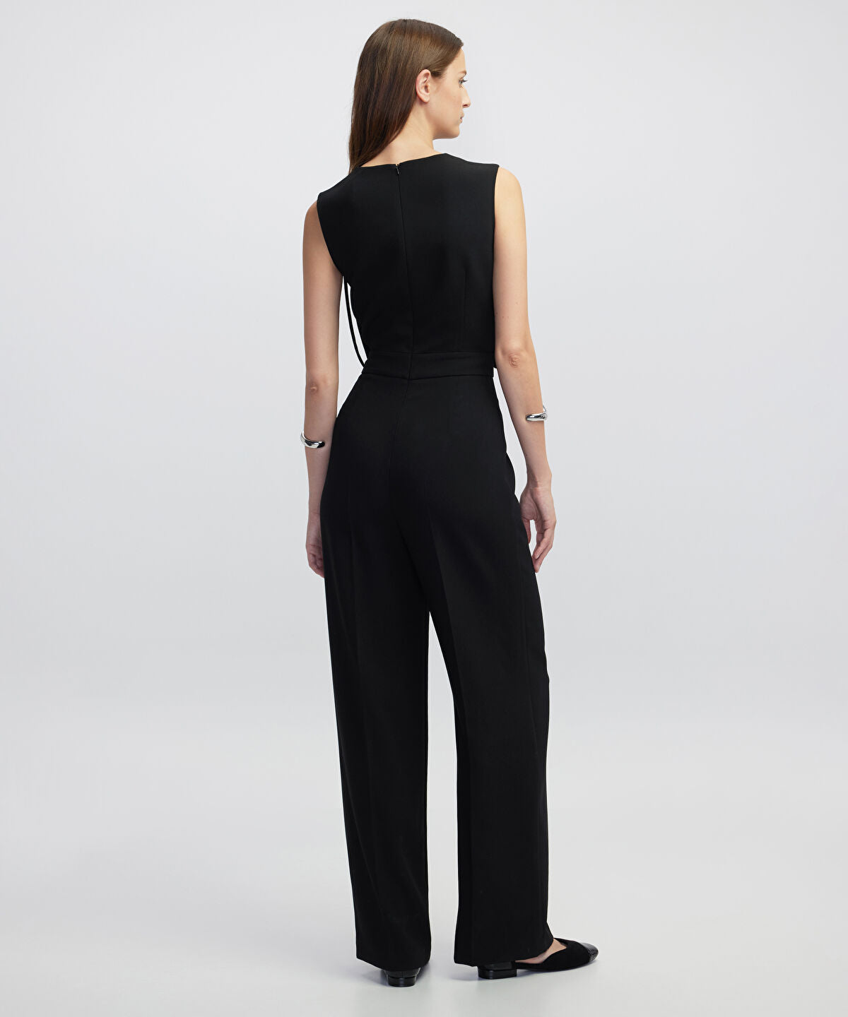 Draped Strip Jumpsuit