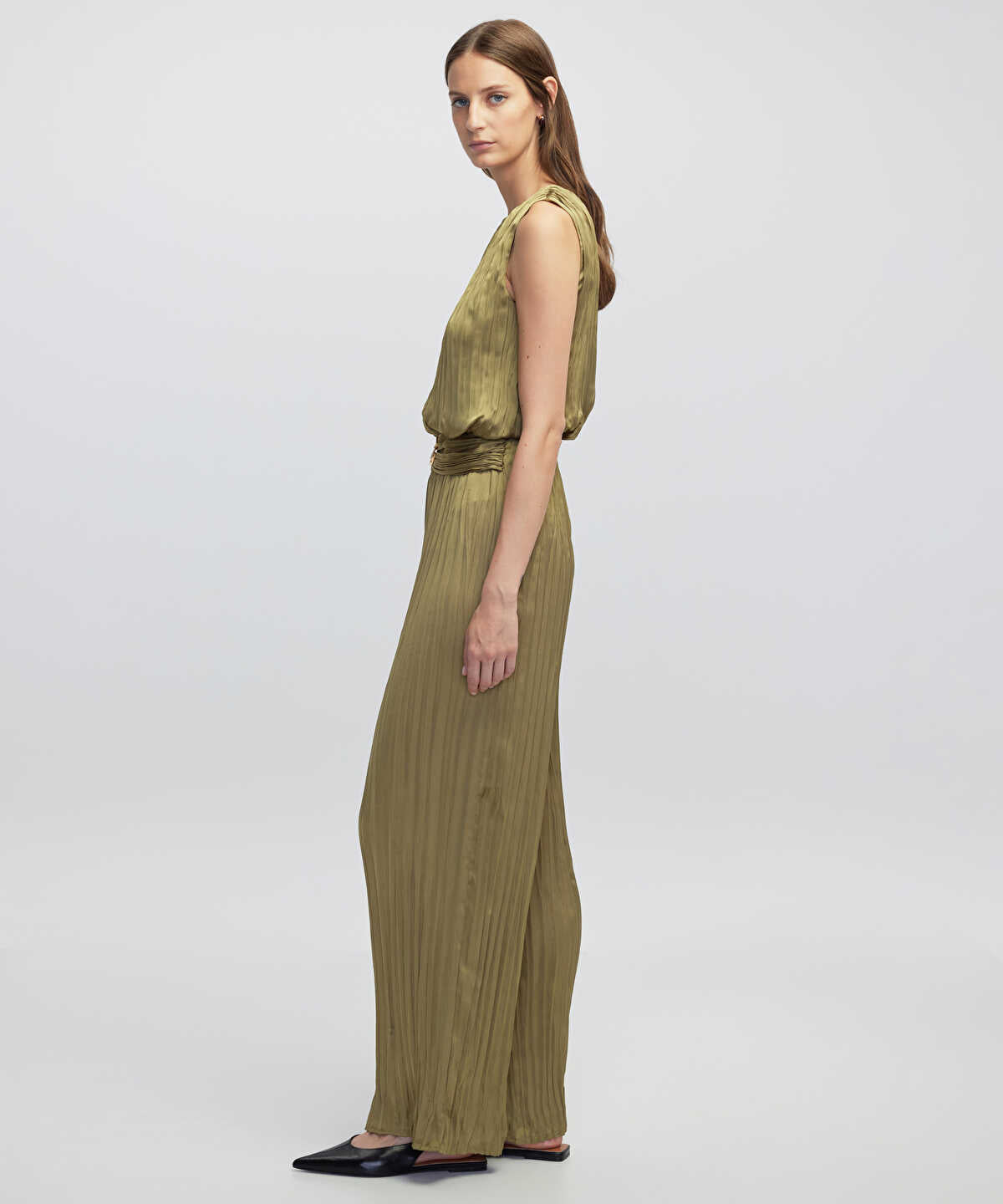Pleated Jumpsuit