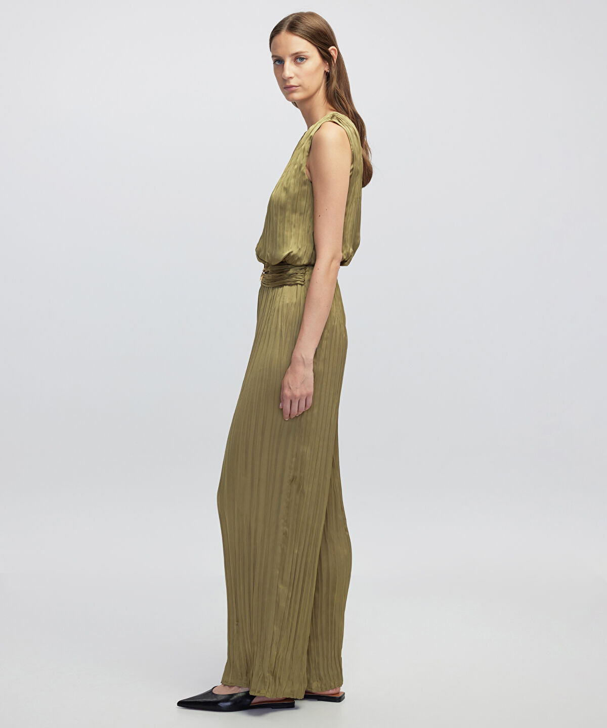 Pleated Jumpsuit