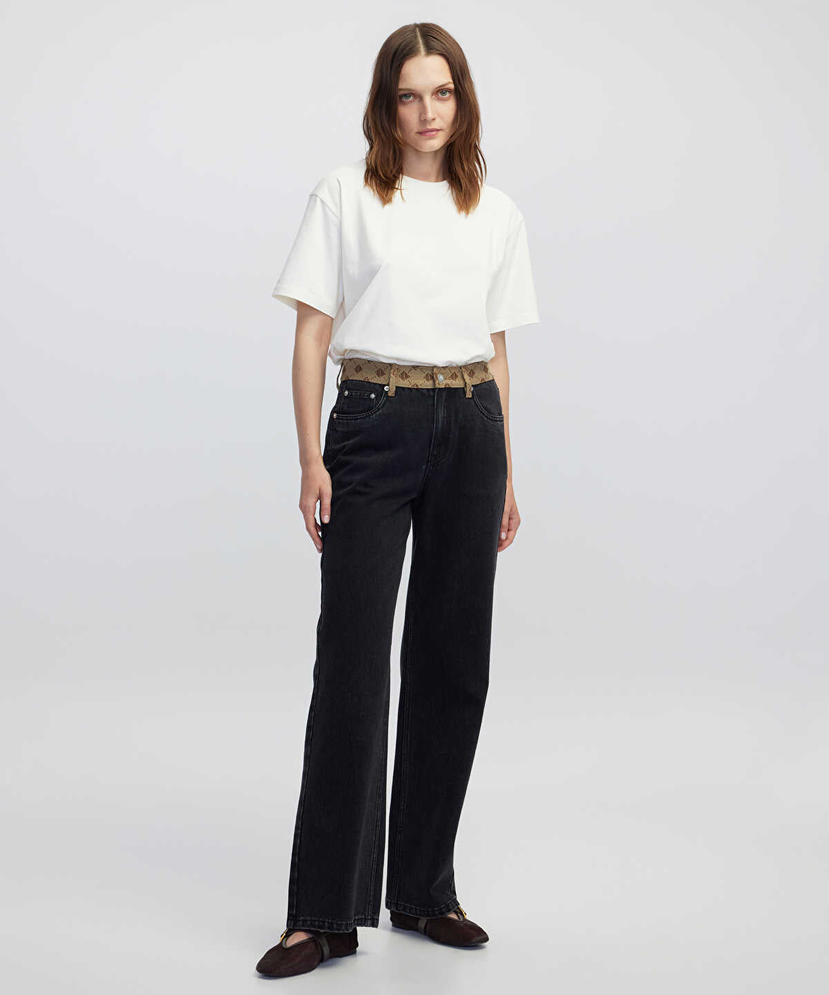 Monogram Jacquard Jeans
