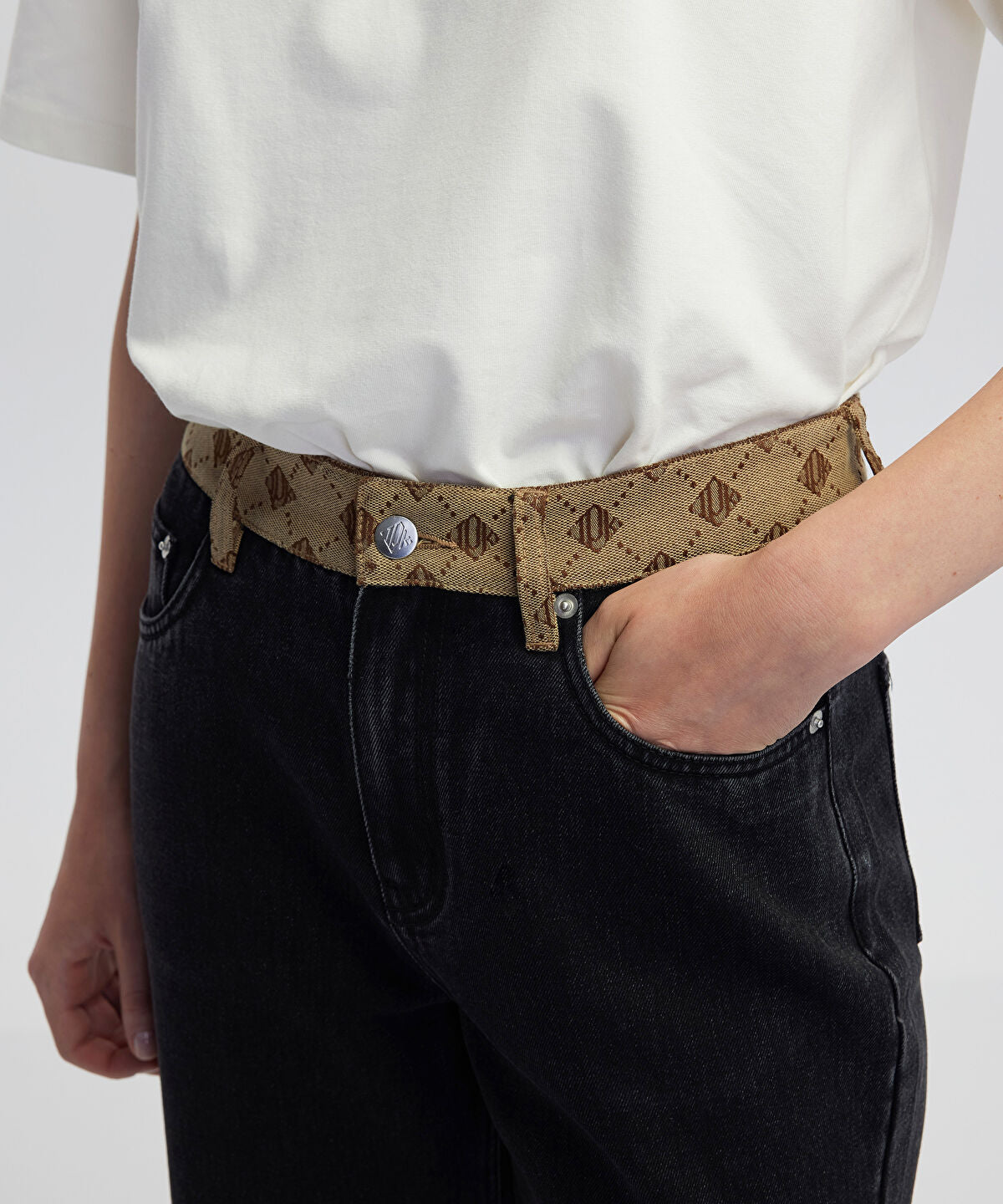 Monogram Jacquard Jeans