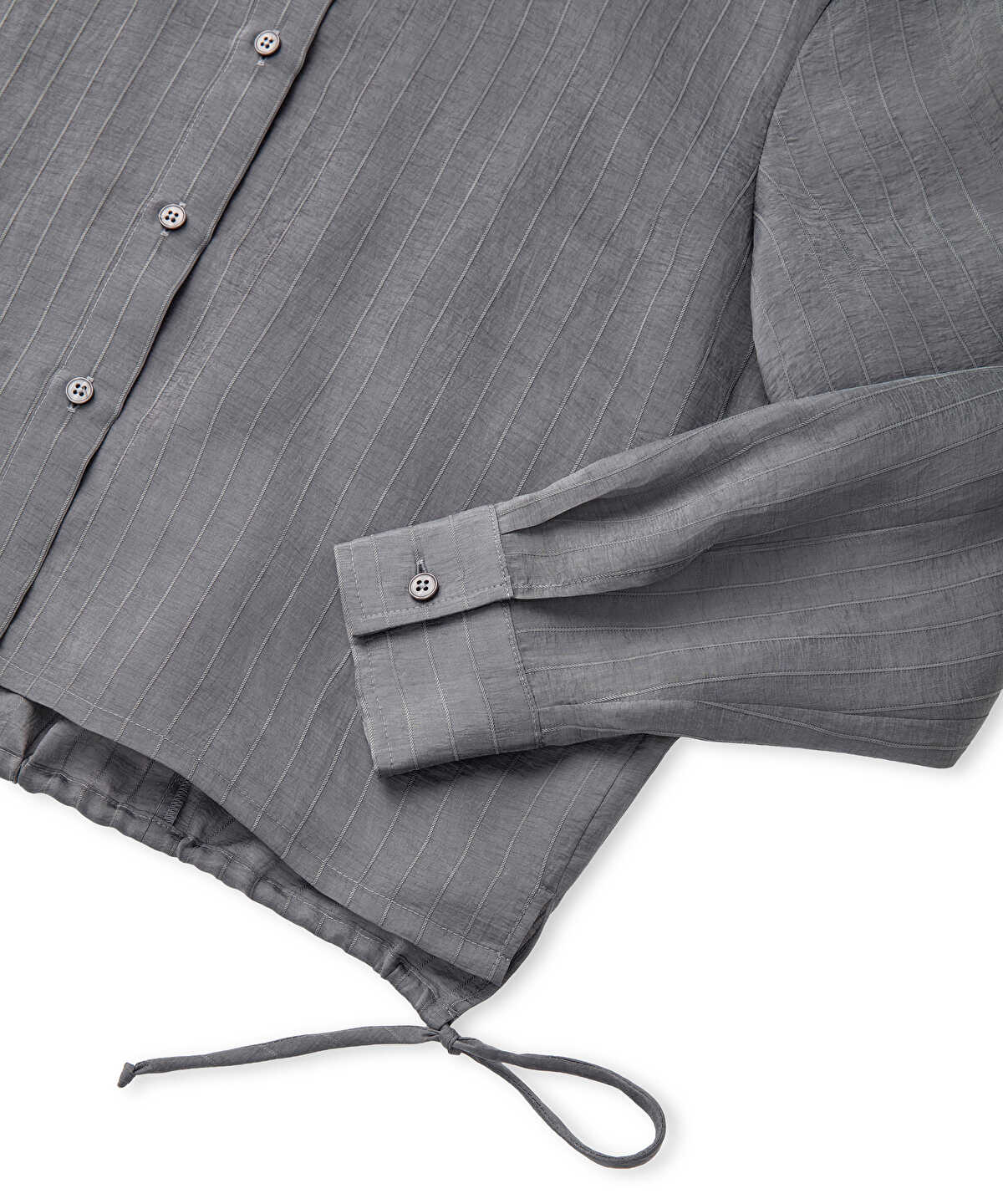 Adjustable Back Hem Shirt