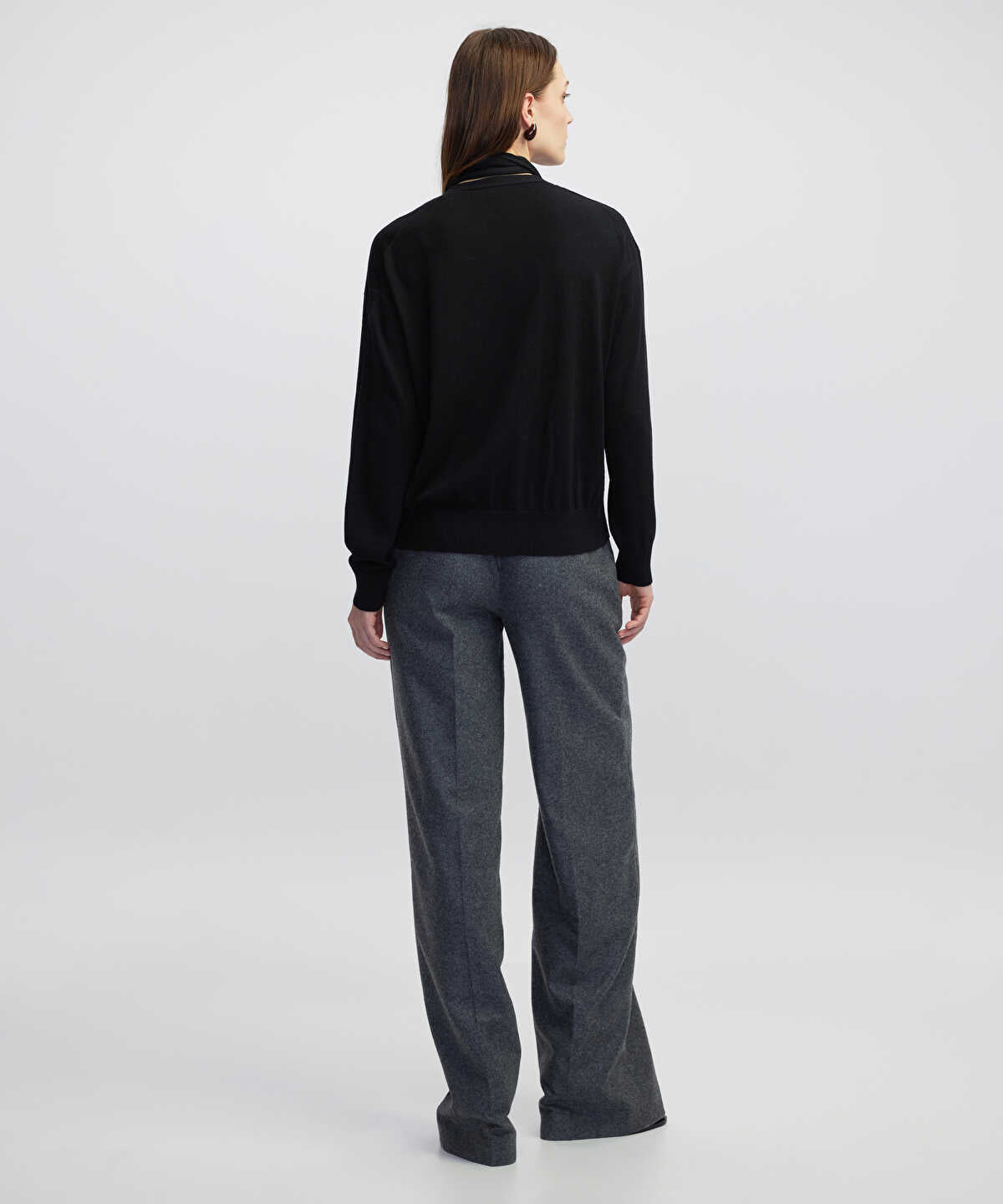 Scarf Knit Sweater