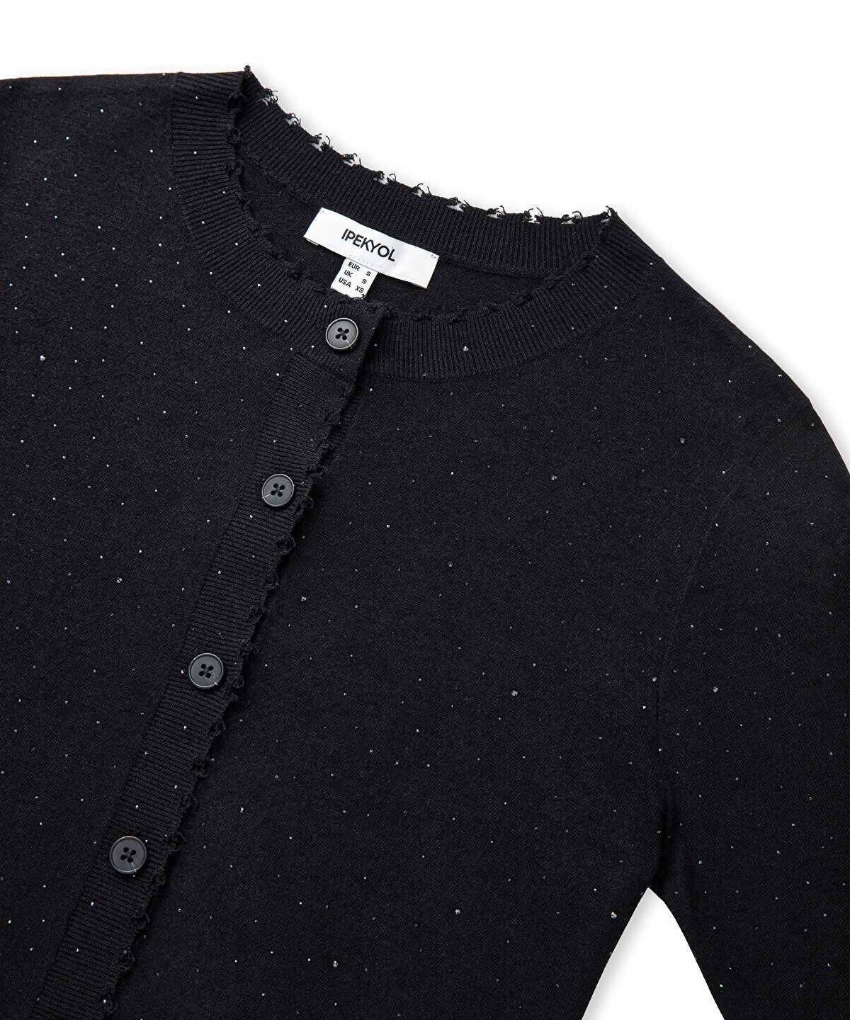 Rhinestone Knit Cardigan