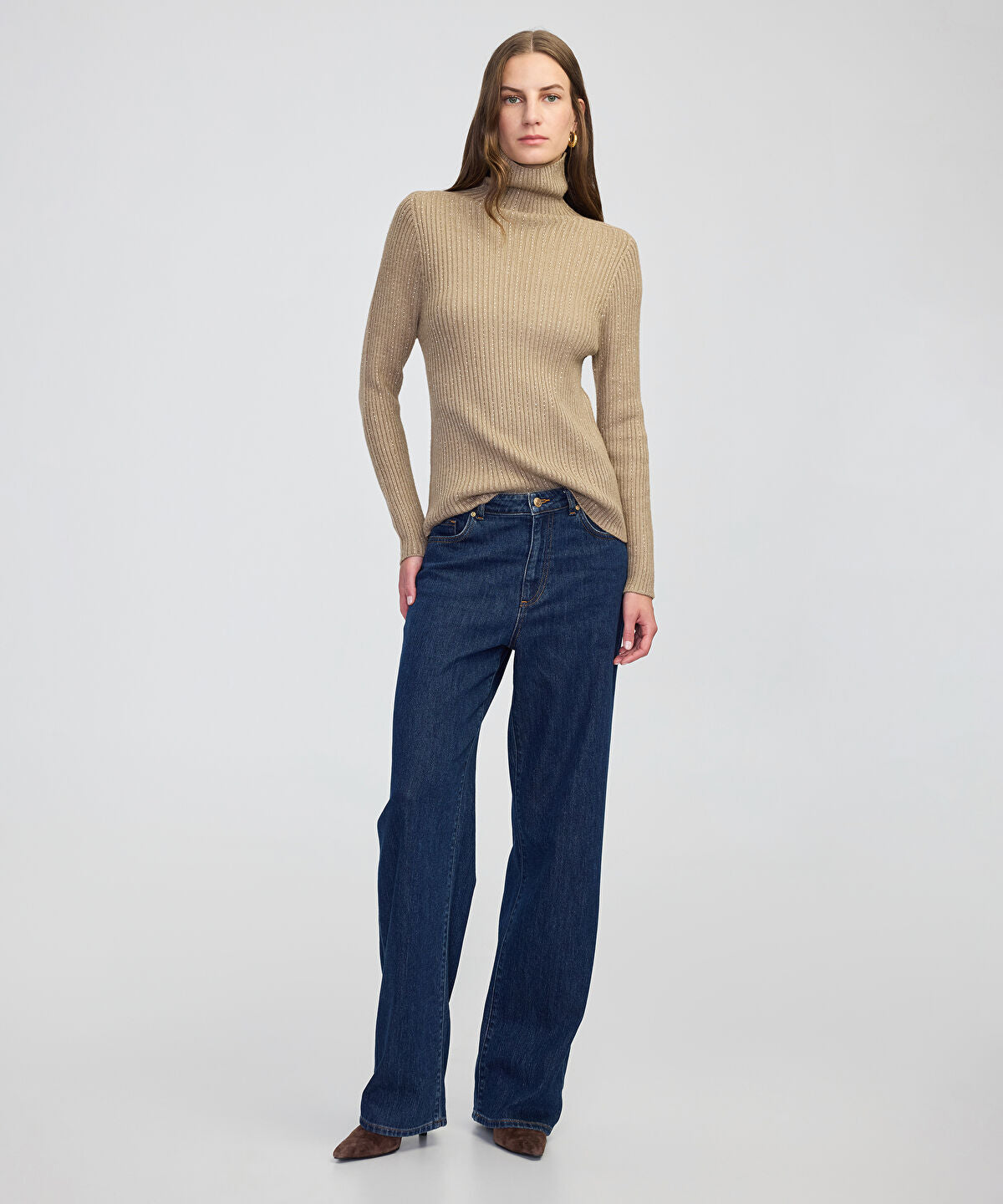Embellished Fine Knit Sweater