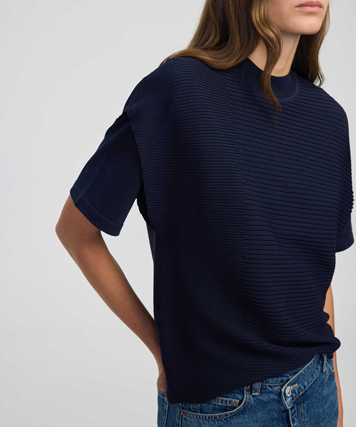 Two-Piece Knit Top