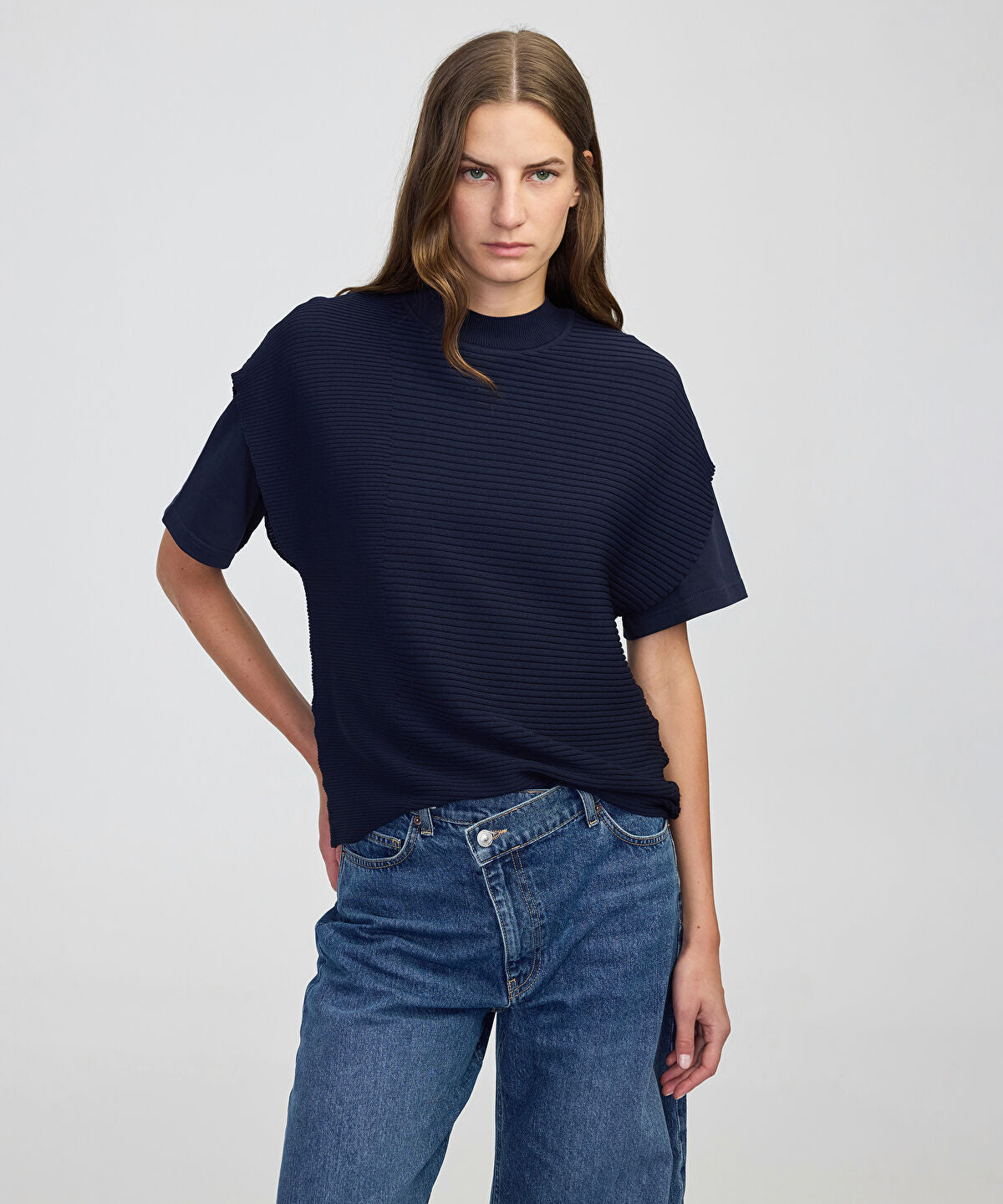 Two-Piece Knit Top