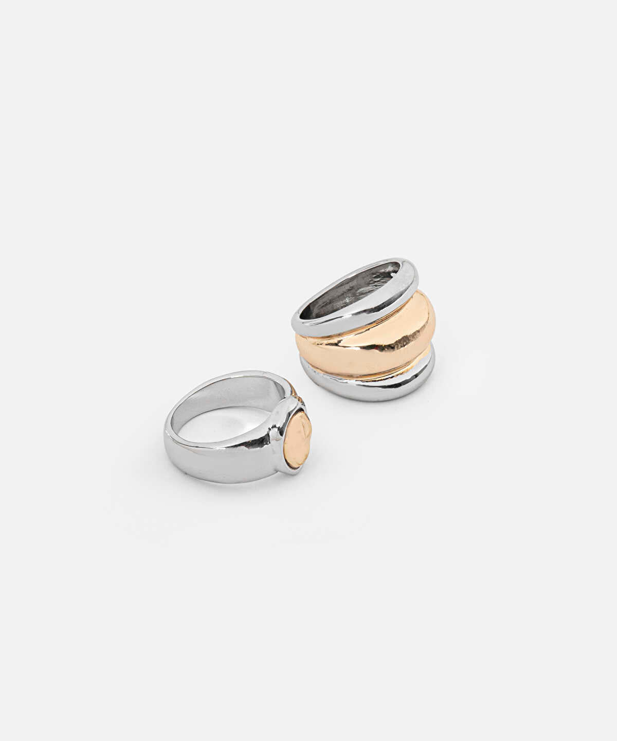 Pack of 2 Two-Tone Rings