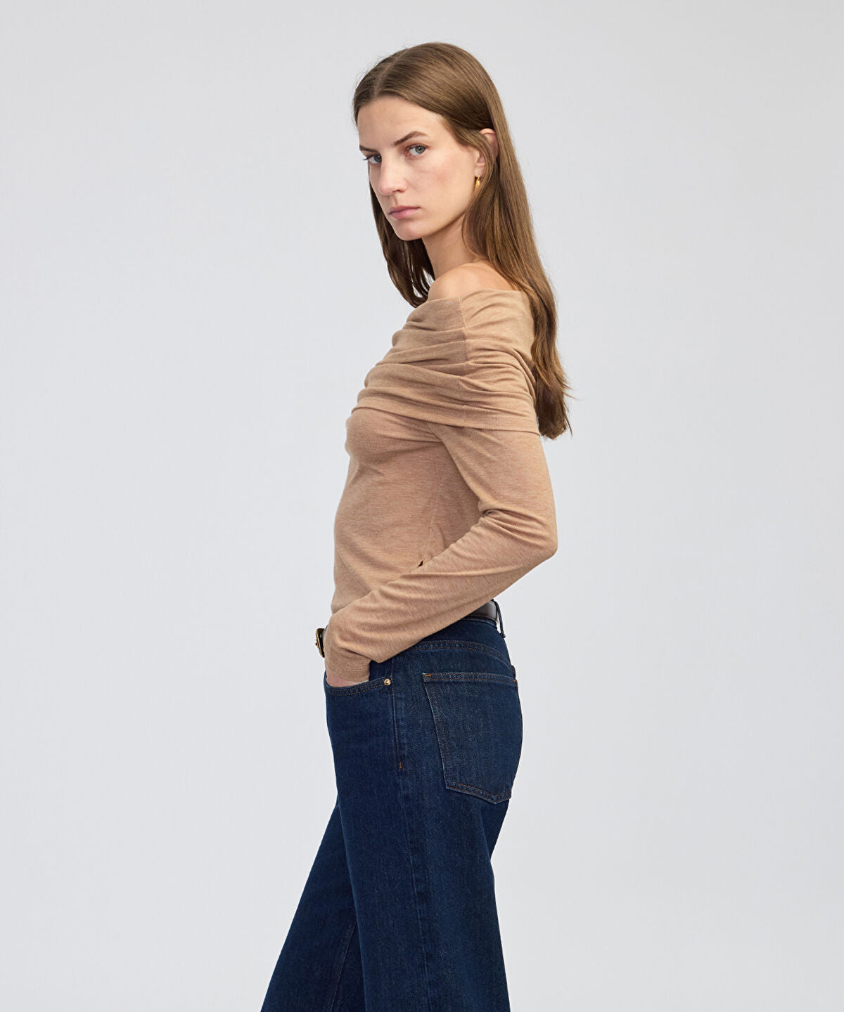 Off-the-Shoulder T-Shirt