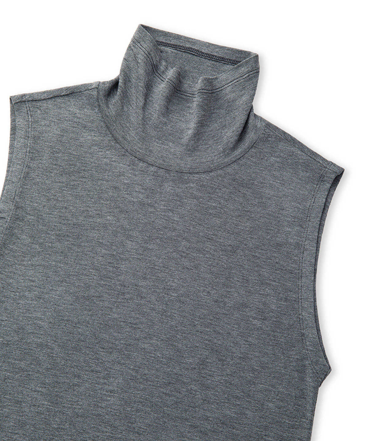 High-Neck Basic T-Shirt