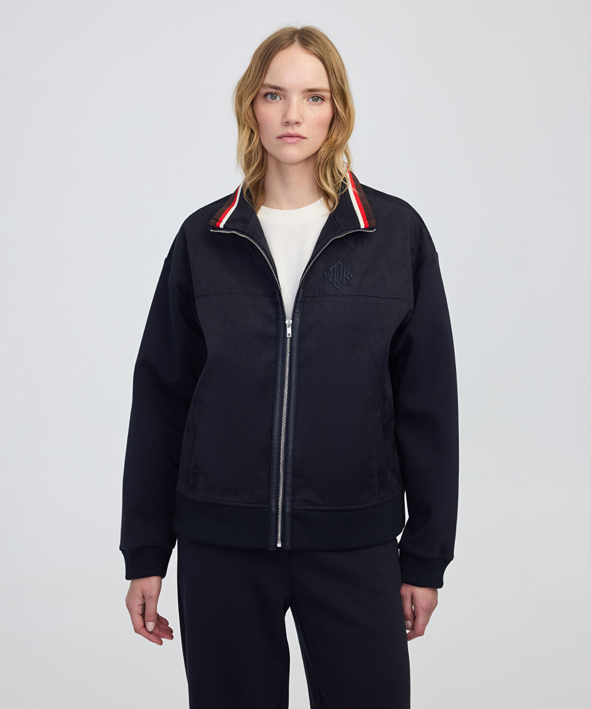 3D Monogram Embroidered Sweatshirt