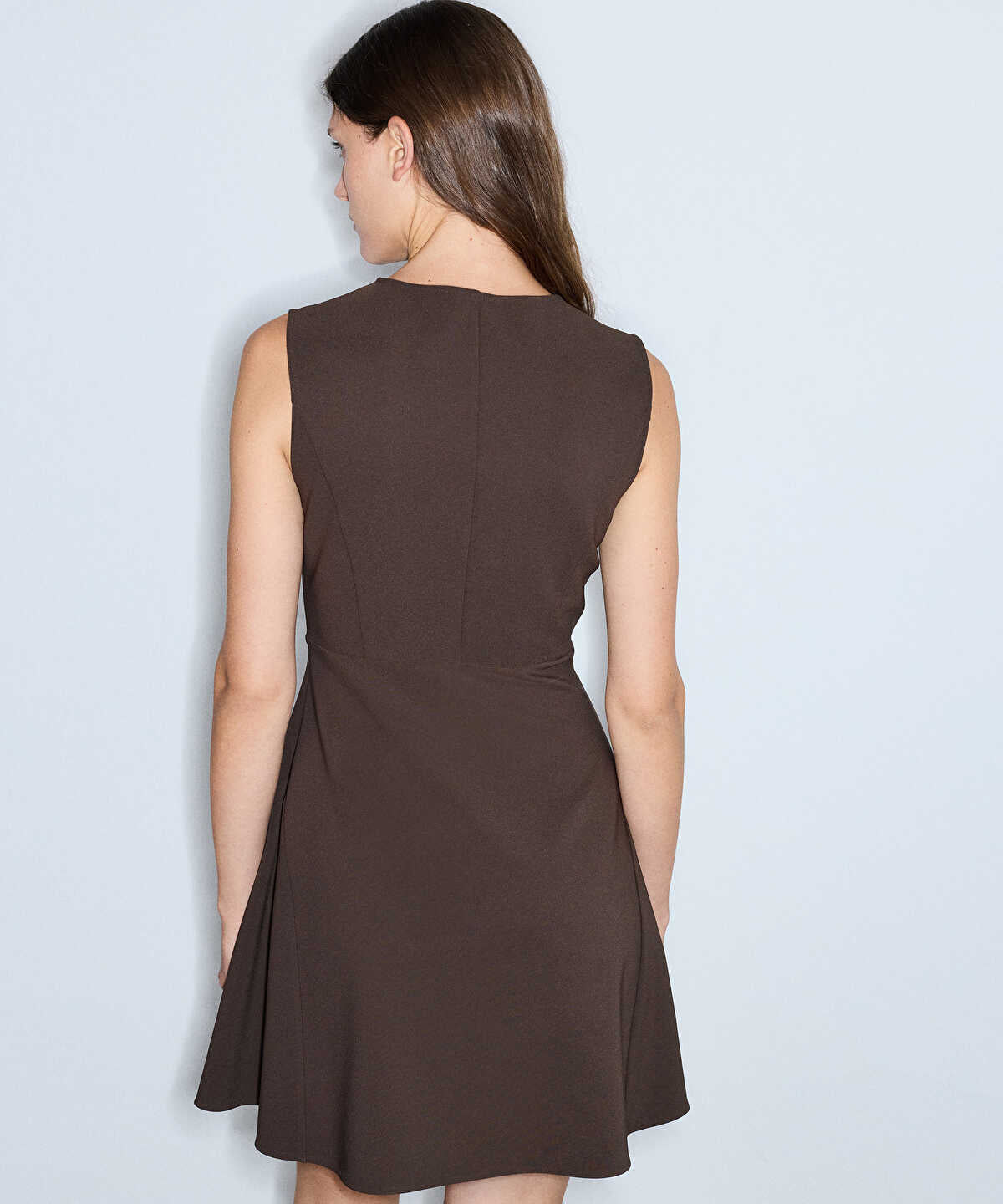 Two-Piece Dress With Chain Belt