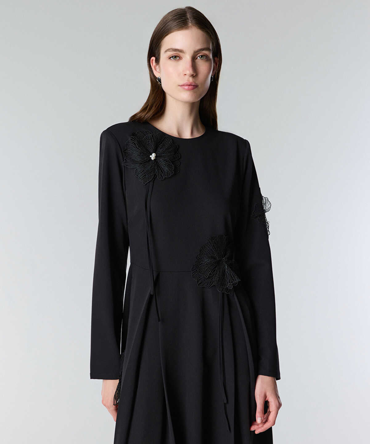 Floral Applique Dress