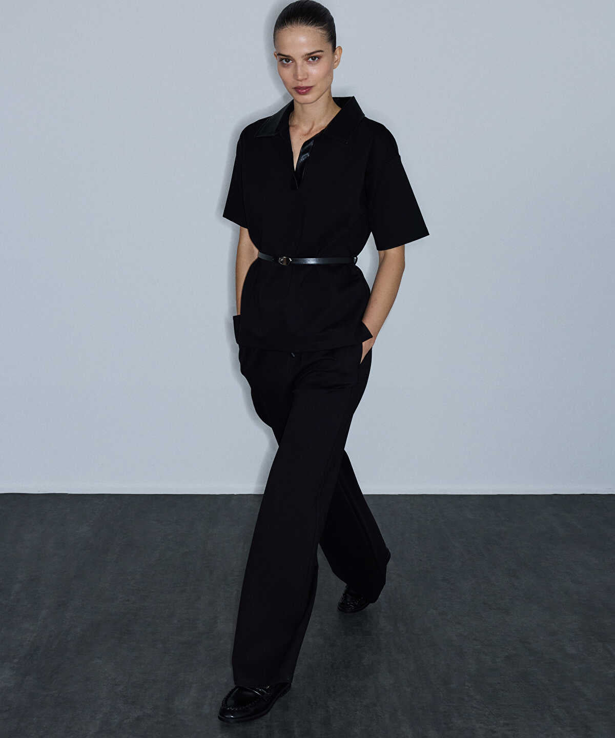 Adjustable Elastic-Waist Trousers