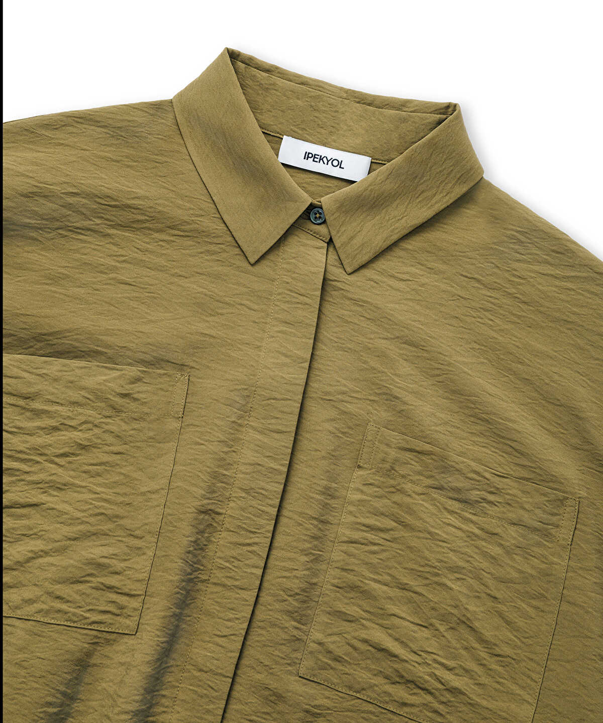 Crinkle-Effect Shirt