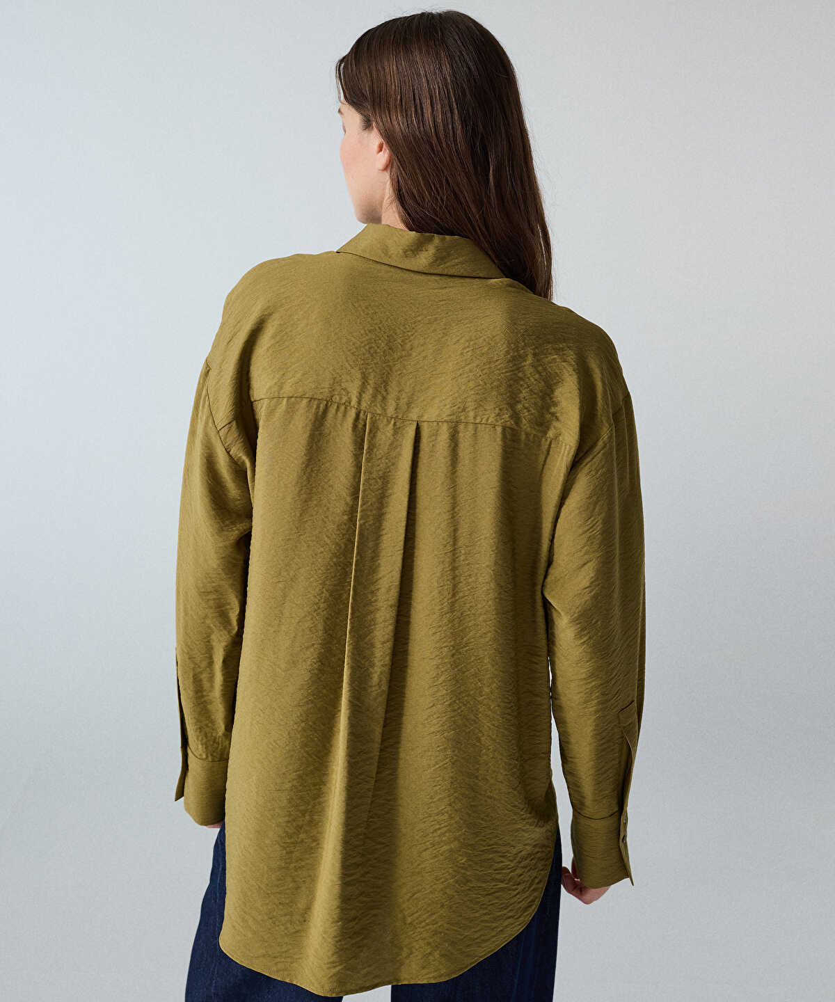 Crinkle-Effect Shirt