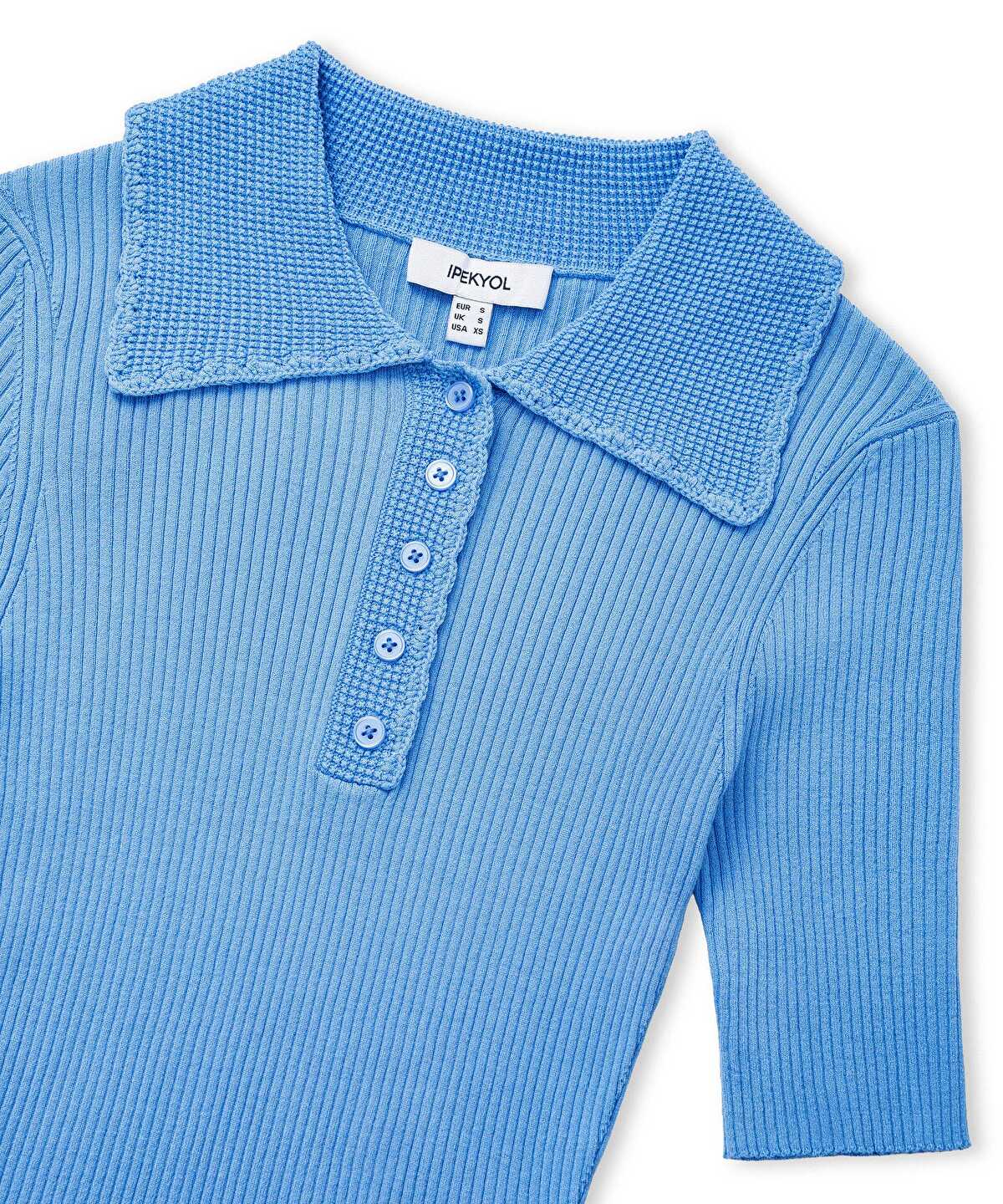 Polo Knit Top