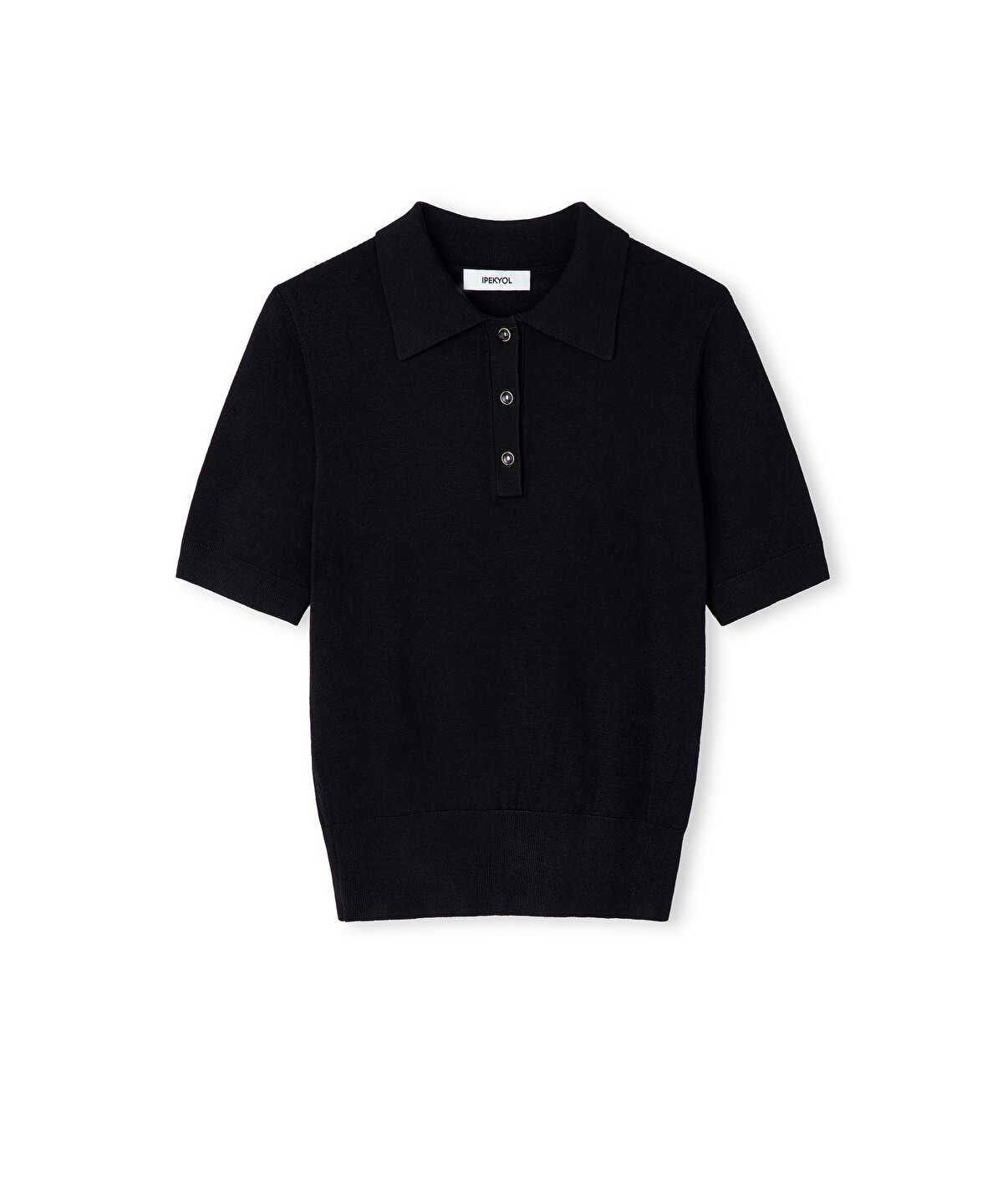 Polo Knit Top