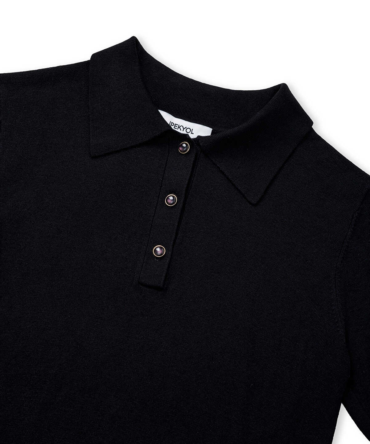 Polo Knit Top