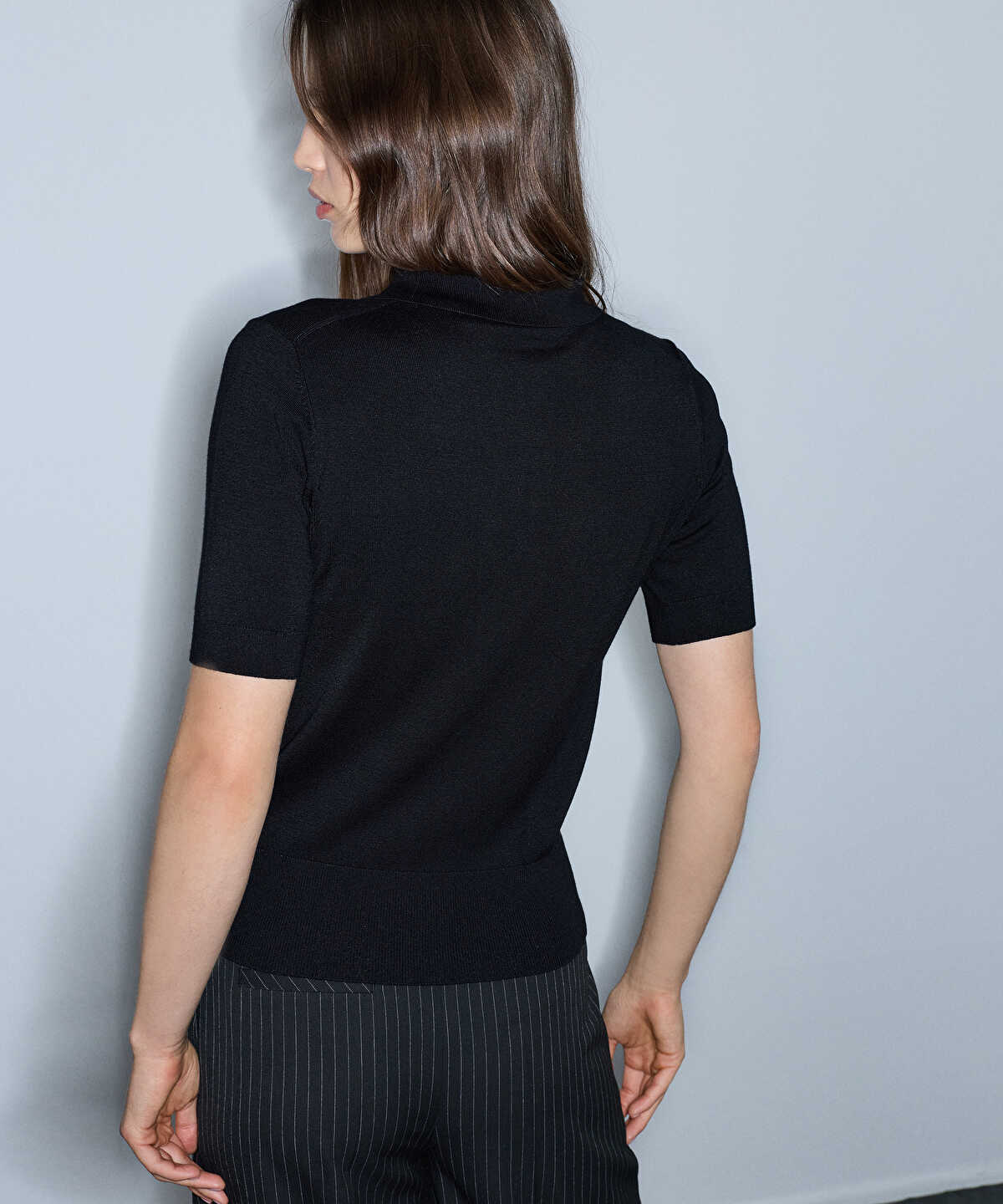 Polo Knit Top