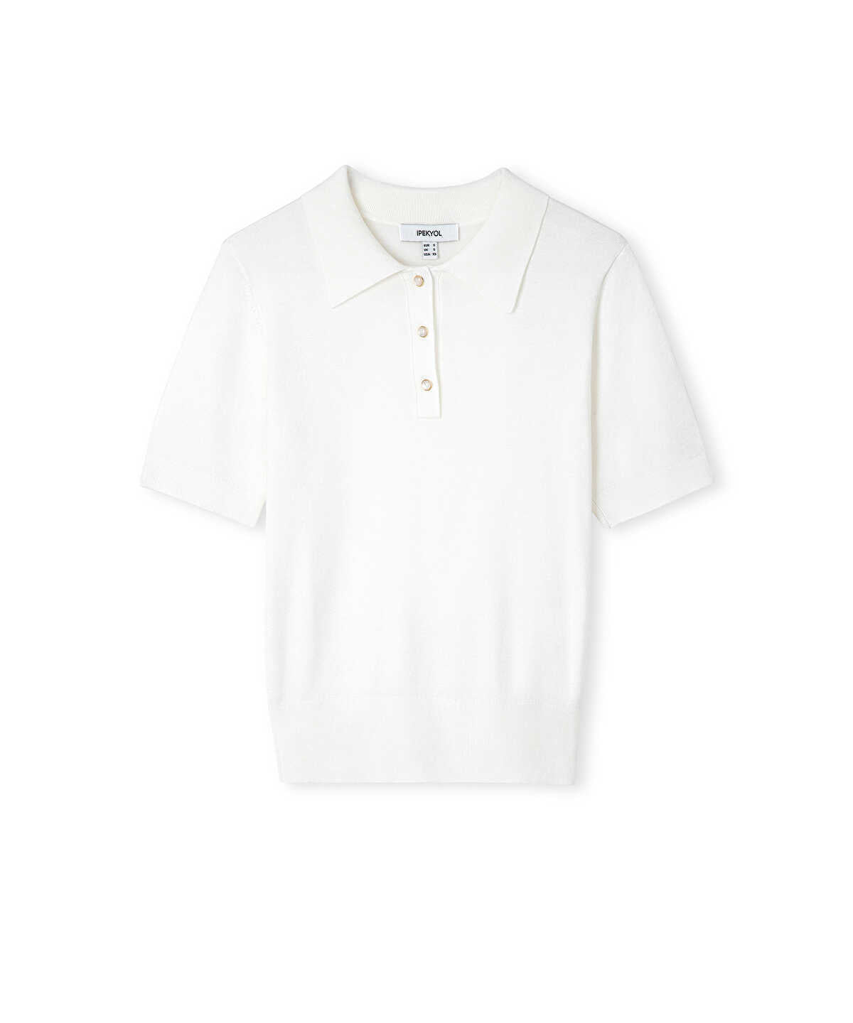 Polo Knit Top