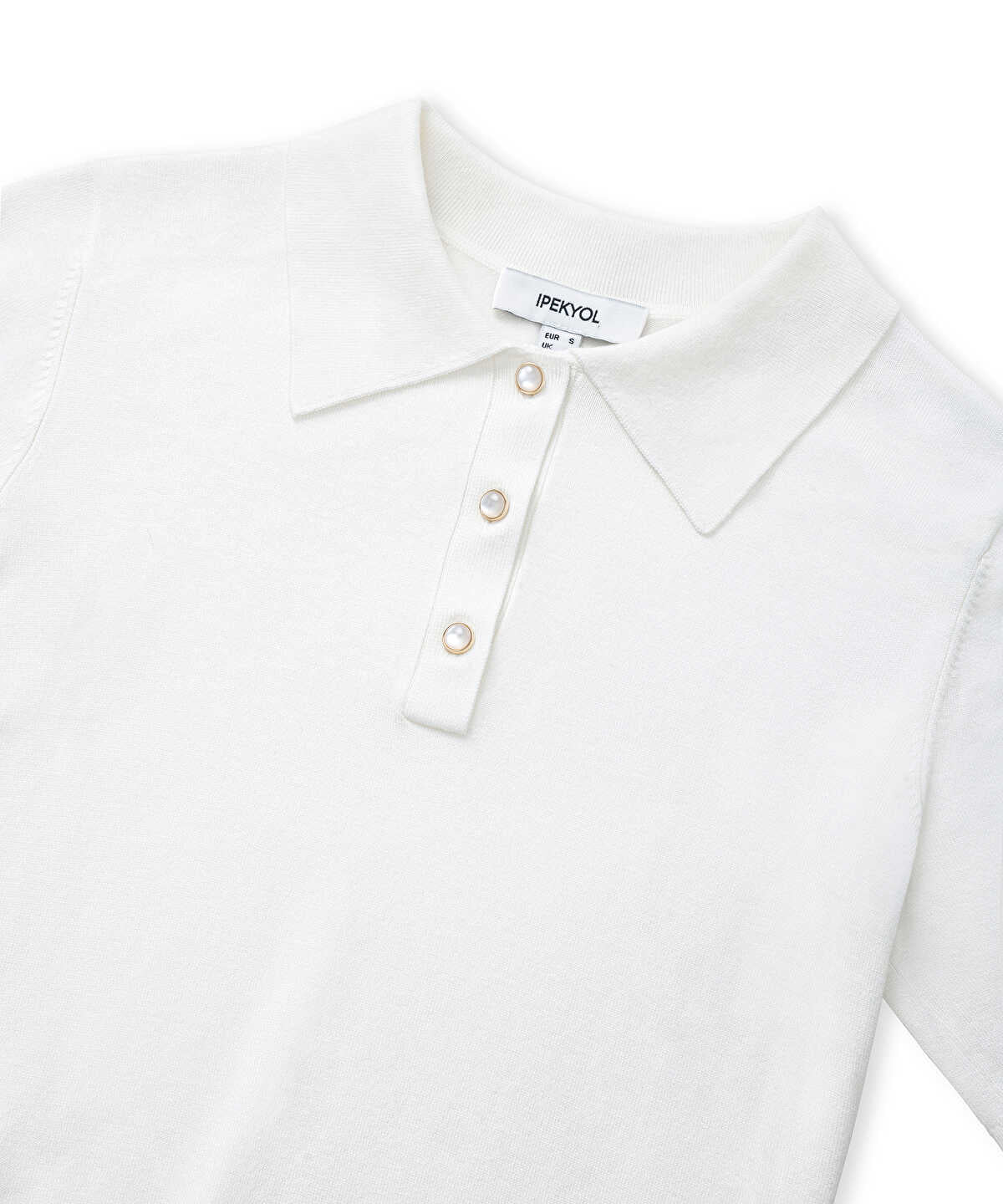 Polo Knit Top