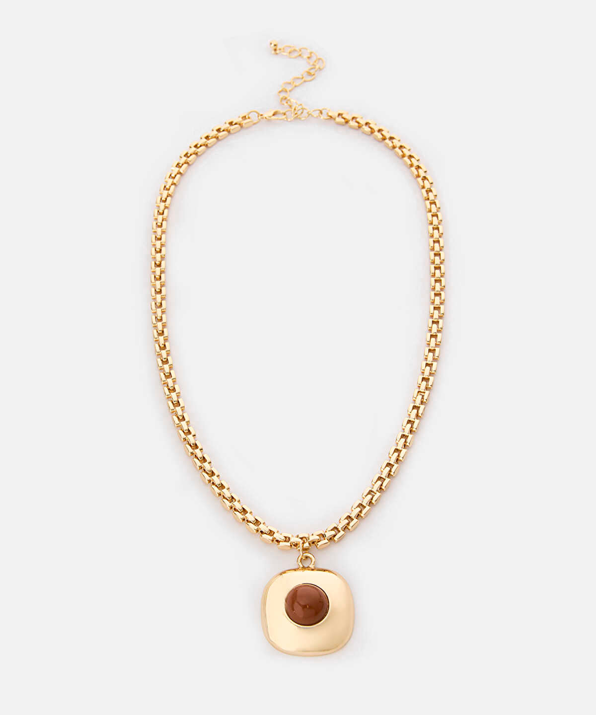 Contrast Bead Chain Necklace