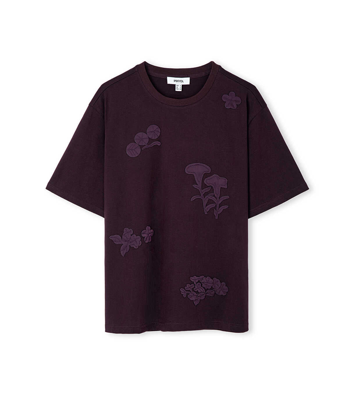 T-Shirt with Floral Applique