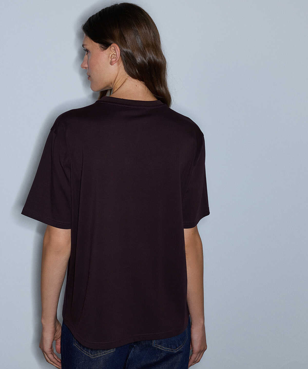 T-Shirt with Floral Applique