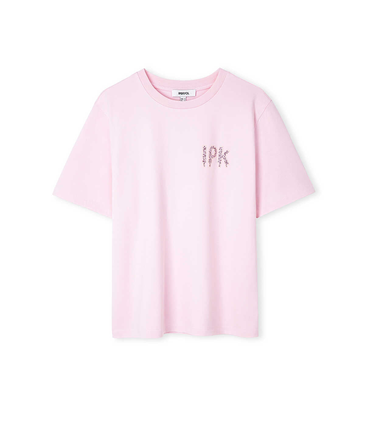 Laser-Cut Rhinestone T-Shirt