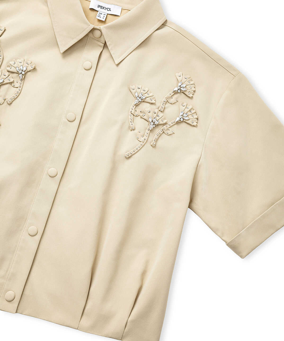 Floral Applique Overshirt