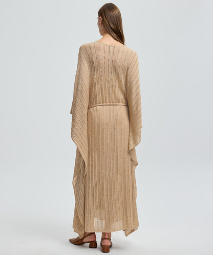 Batwing Sleeve Knit Dress