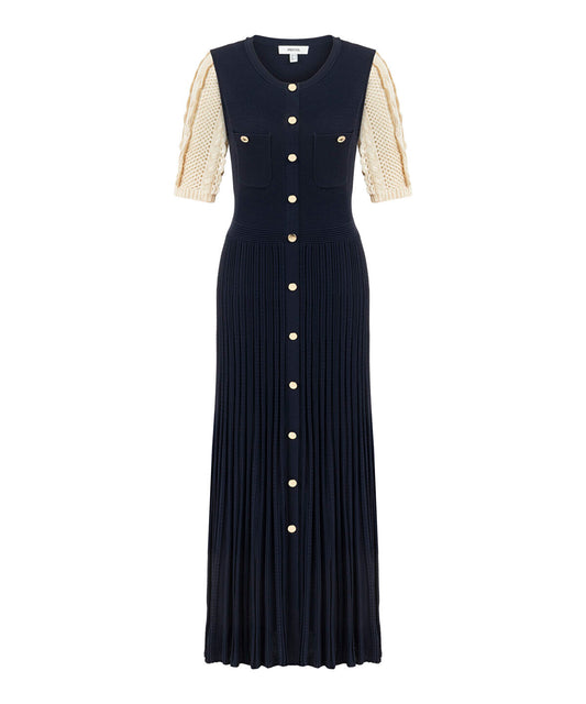 Color-Block Knit Dress