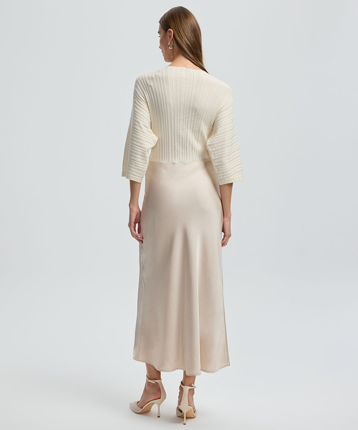Zoomed Layered Midi Dress