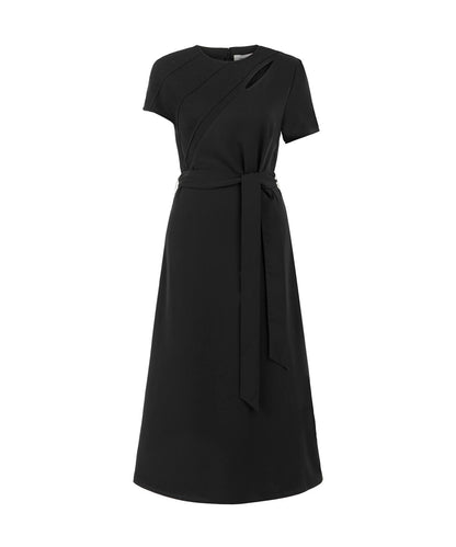 Belted Cutout Dress