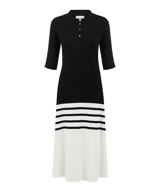 Color-Block Knit Dress