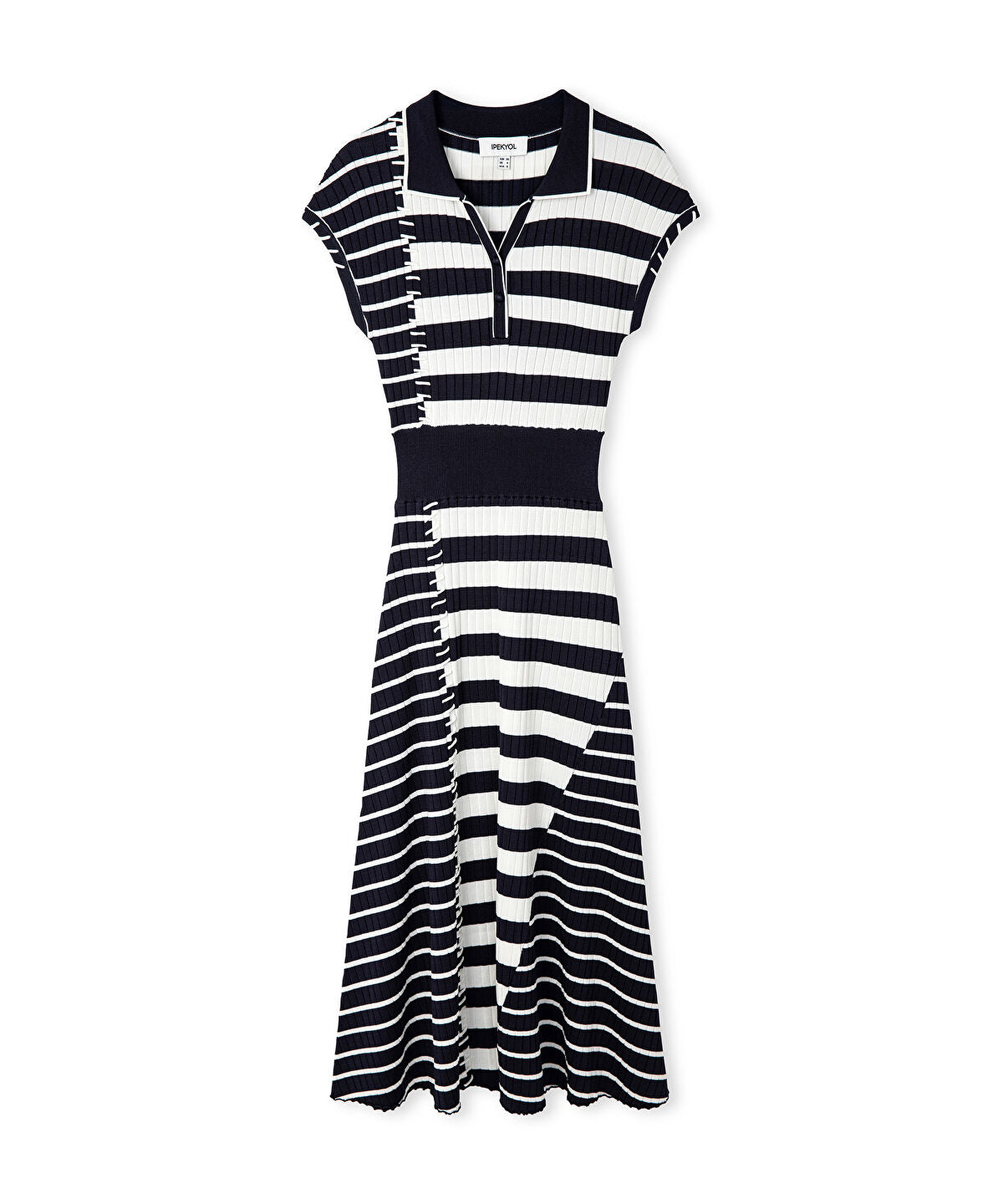 Zoomed Striped Knit Dress